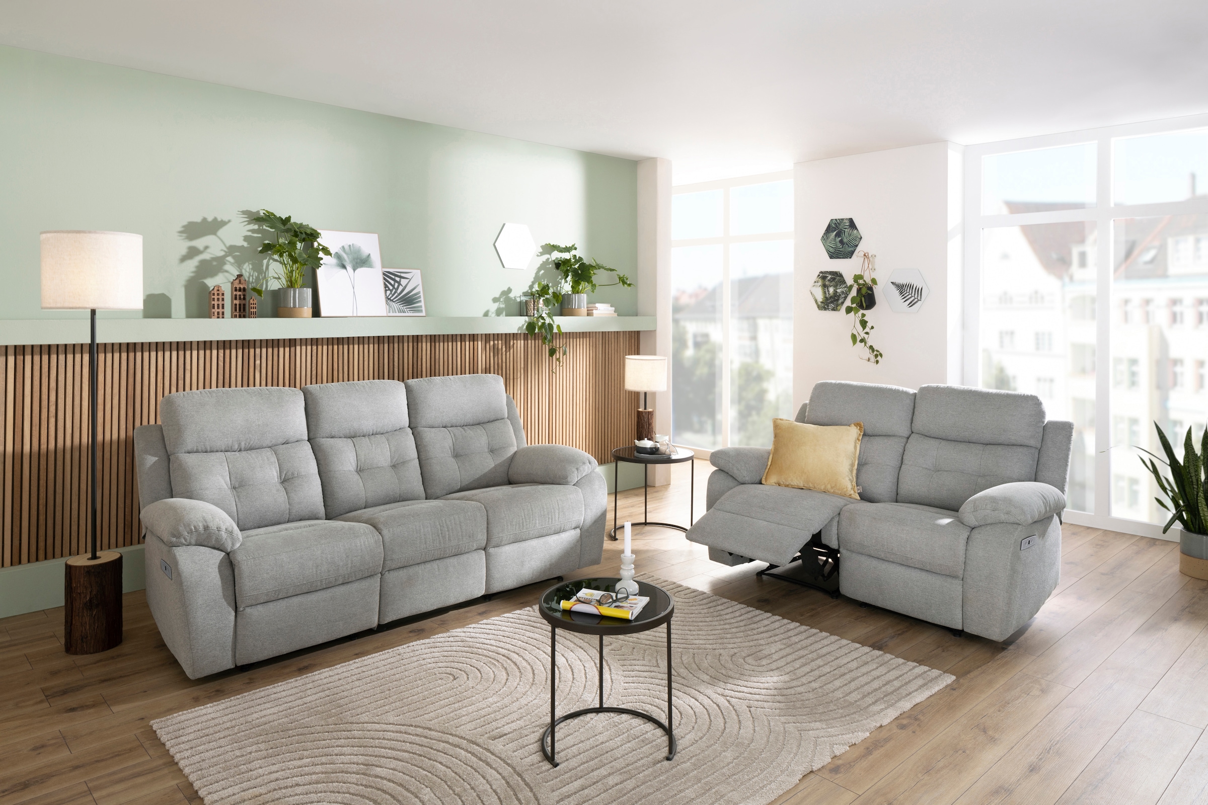 Home affaire 2-Sitzer »Lannilis«, mit manueller und elektrischer Relaxfunktion