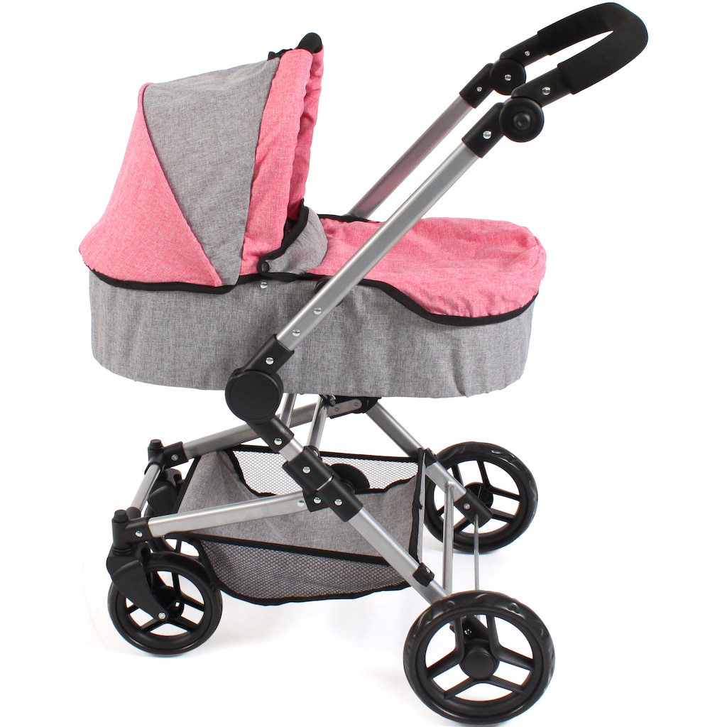 CHIC2000 Kombi-Puppenwagen »Fides 3in1, Melange Pink«