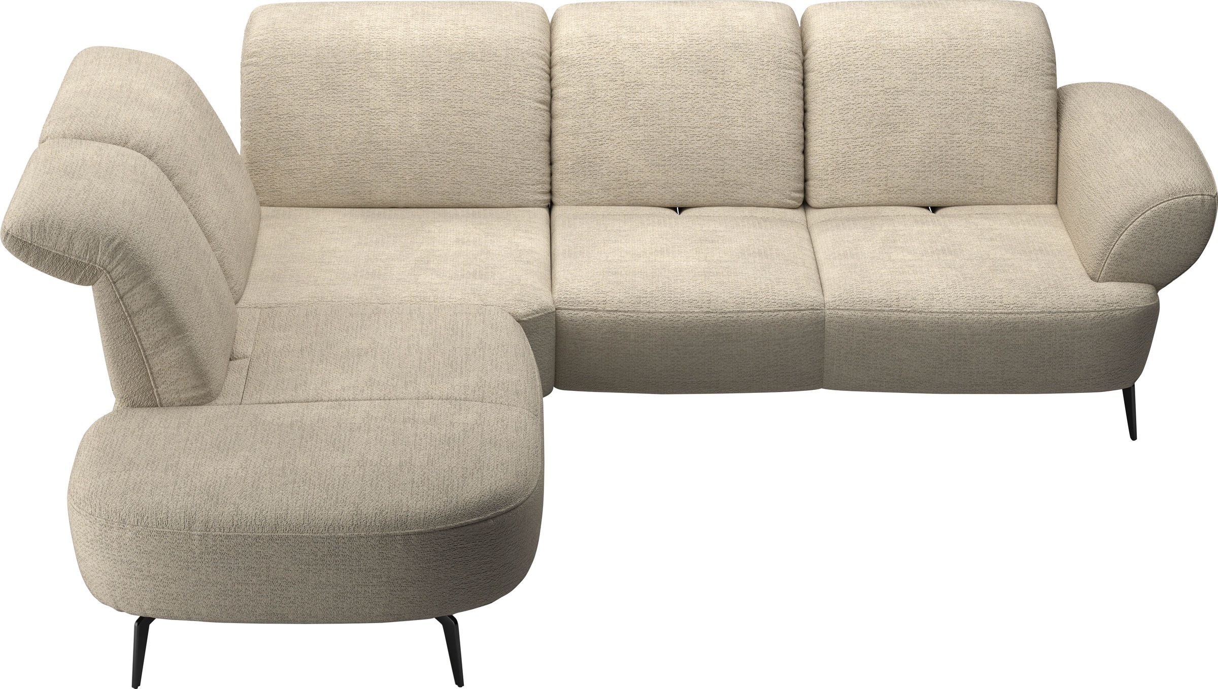 sit&more Ecksofa "Dance, L-Form, inkl. Sitztiefenverstellung", inkl. Click& günstig online kaufen