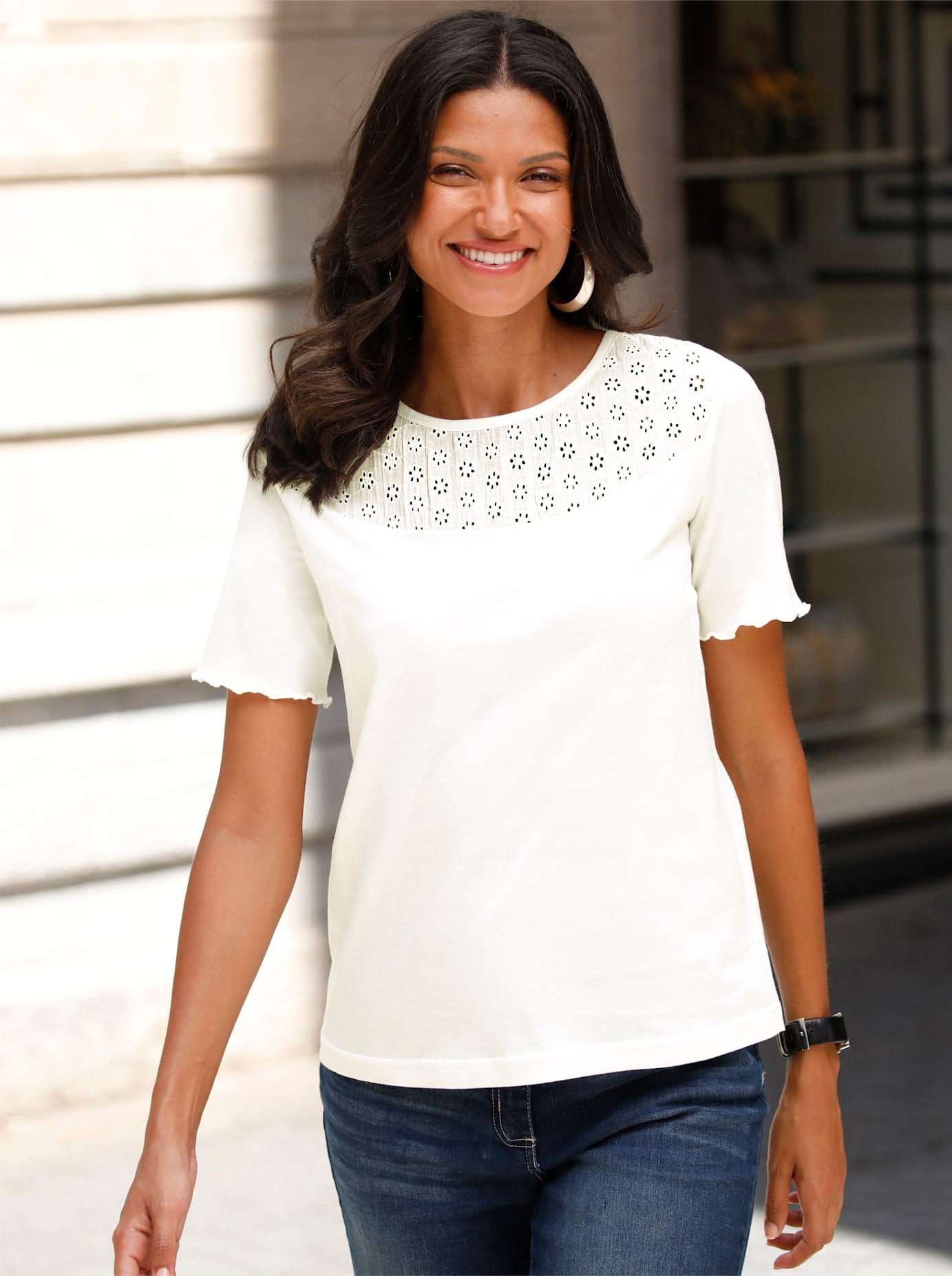 Classic Basics Kurzarmshirt "Kurzarm-Shirt" 1 Stk. tlg. günstig online kaufen