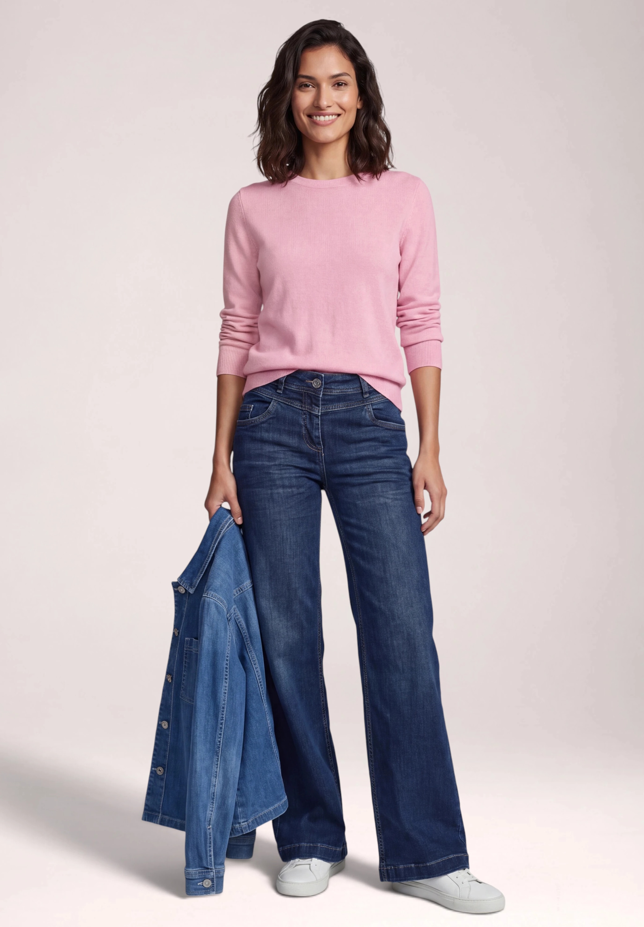 Cecil Strickpullover im angenehmen Materialmix