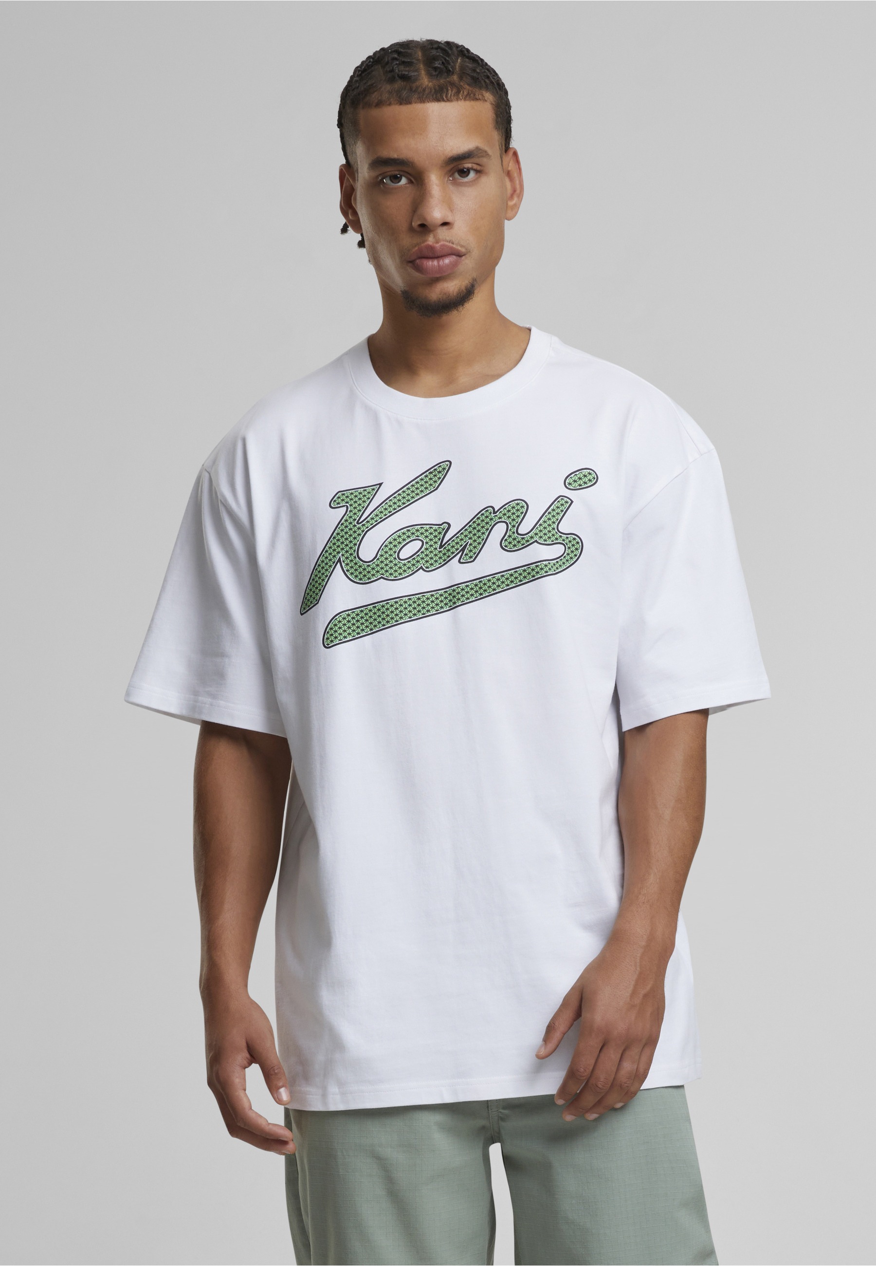 Karl Kani T-Shirt »Karl Kani Varsity Palm Print T-Shirt« 1 Stk.