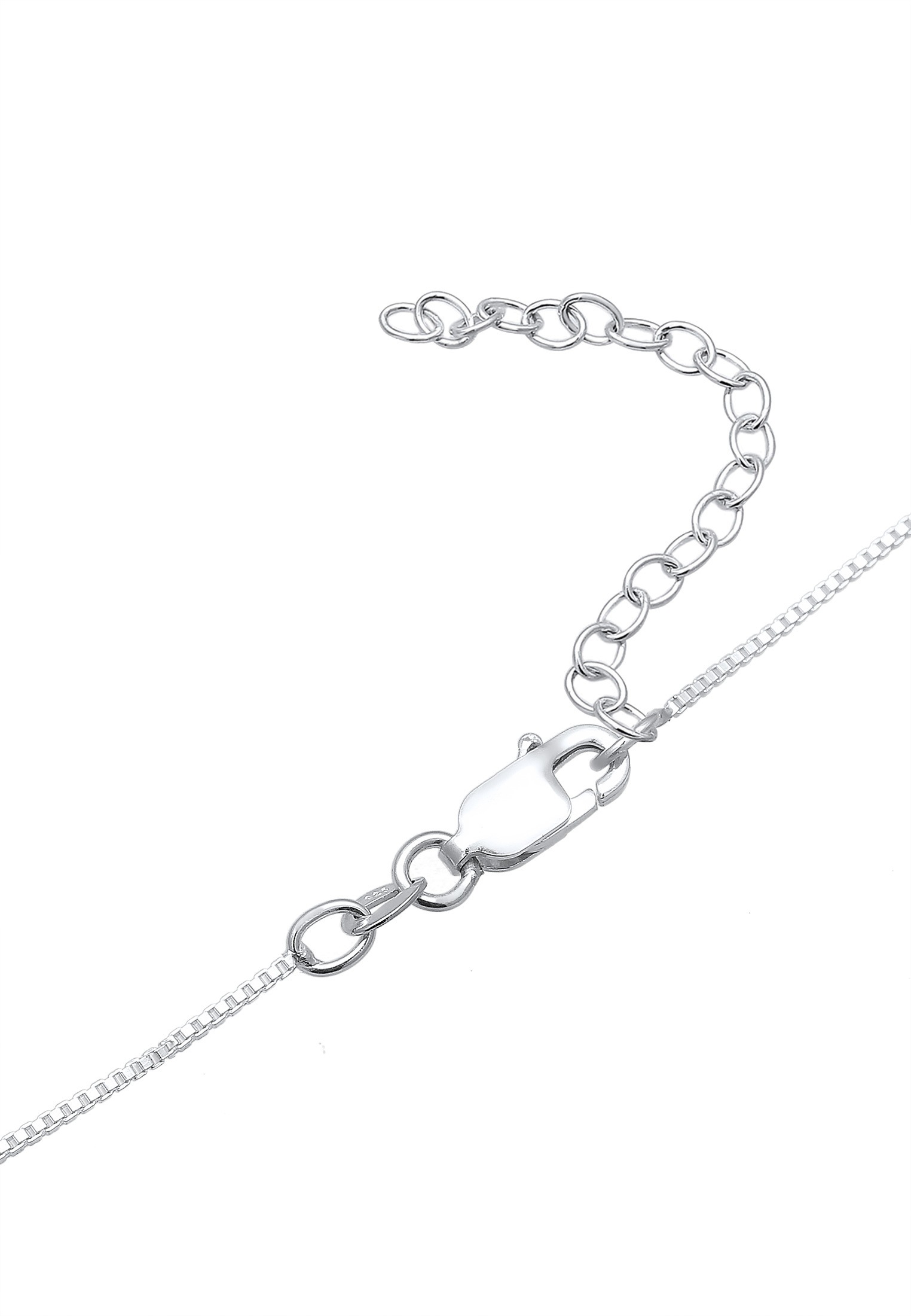 Elli Kette mit Anhänger »Vintage Anhänger Rose 925 Sterling Silber«