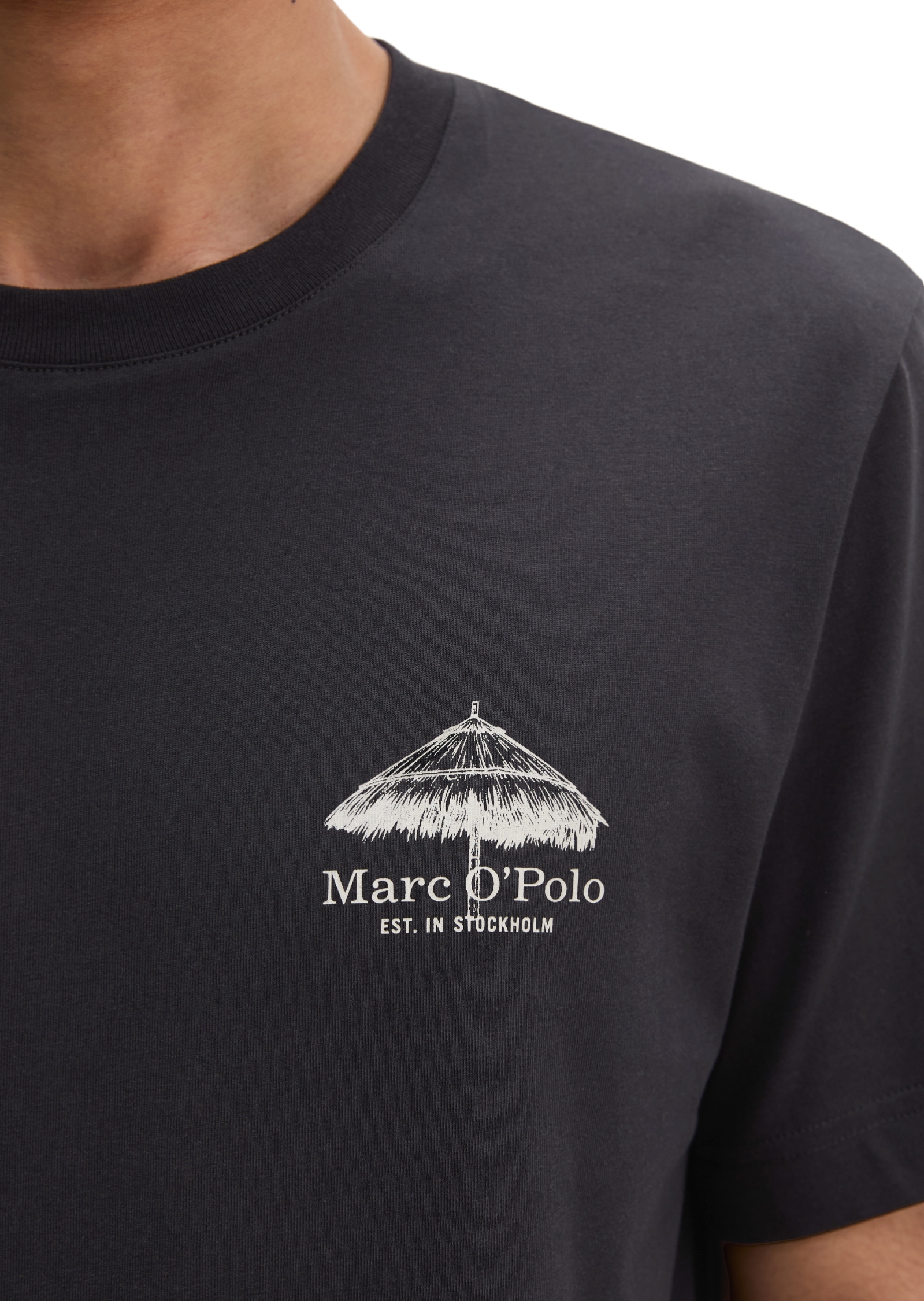 Marc O'Polo T-Shirt regular mit sommerlichem Rückenprint