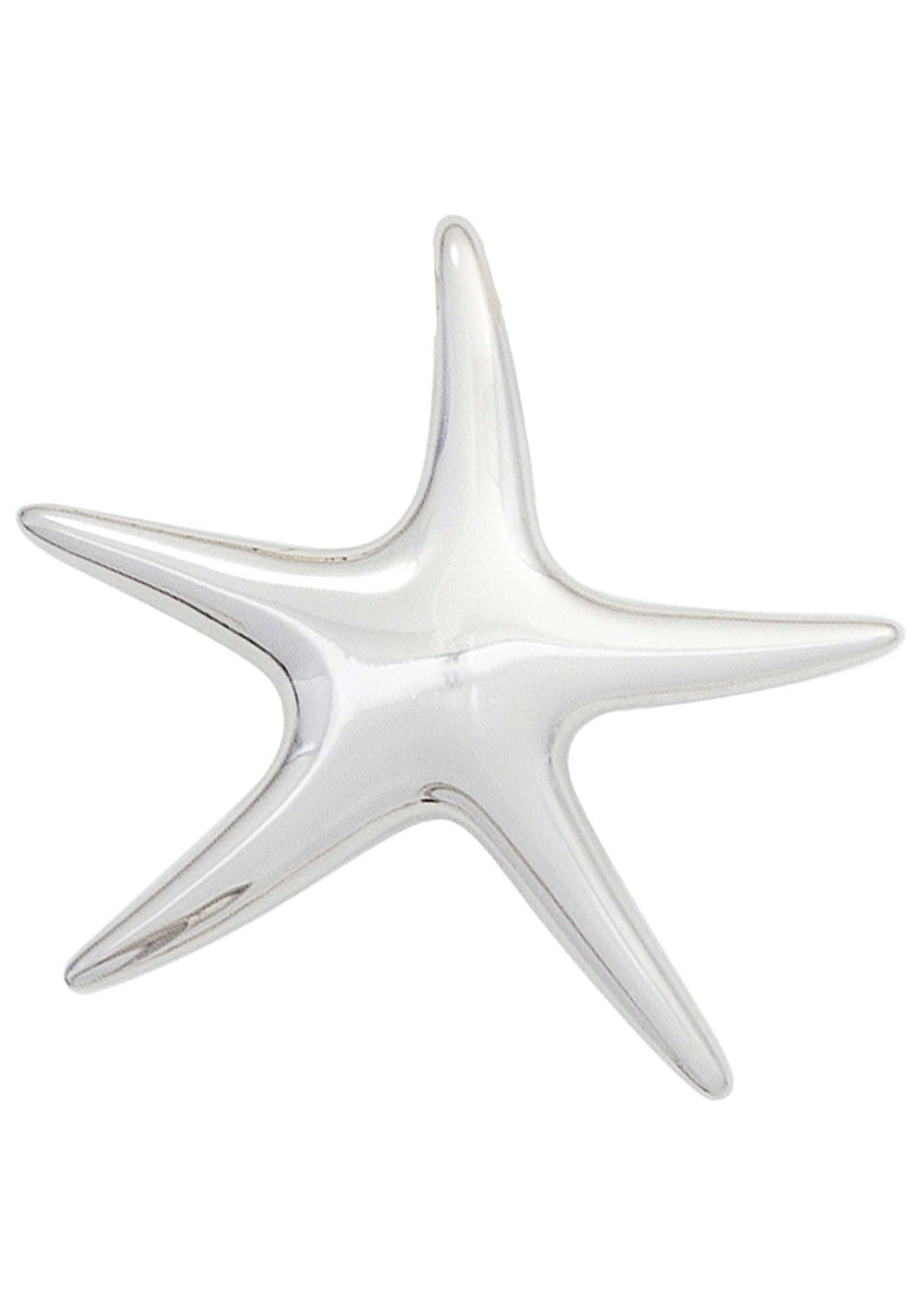 JOBO Damen Kettenanhänger "Anhänger Seestern 23 mm", Silber 925 (Sterlingsilber), silber, Silber 925 (Sterlingsilber), Schmuckanhänger, 925 Silber