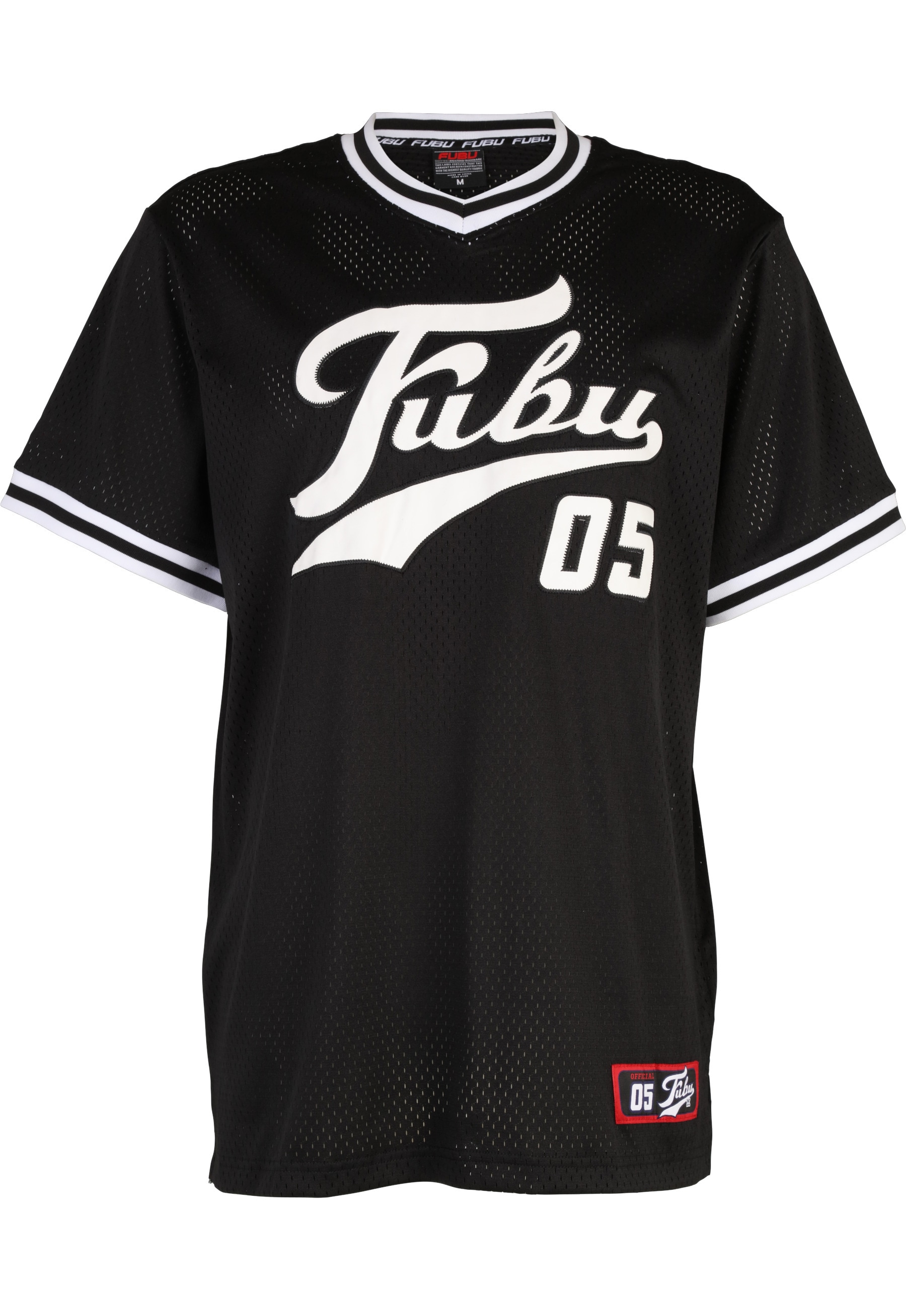 Fubu T-Shirt "Fubu FBMQ12112BLK Fubu Varsity Mesh T-Shirt" 1 Stk. günstig online kaufen