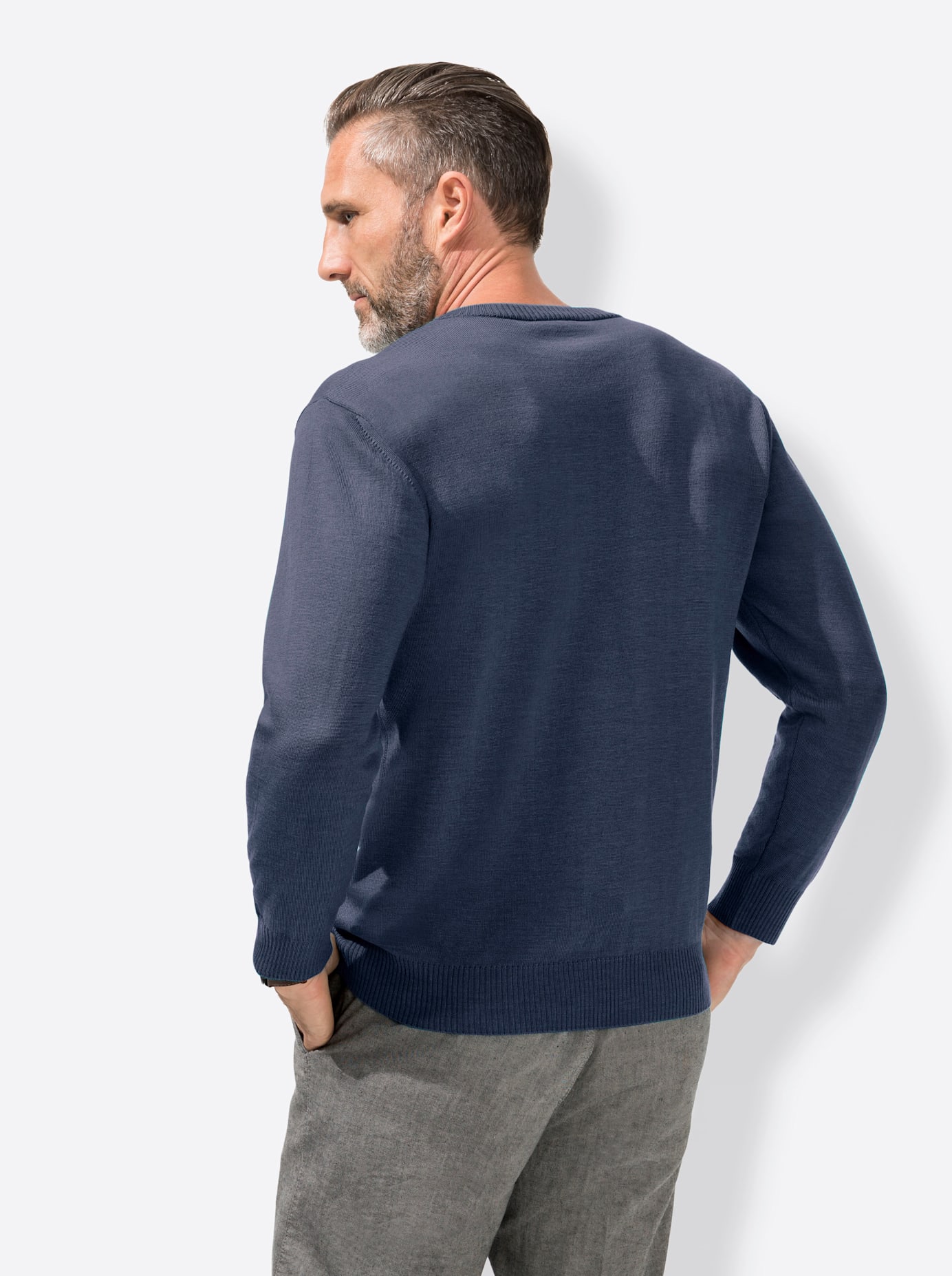 Thumbnail - Marco Donati V-Ausschnitt-Pullover "V-Pullover"
