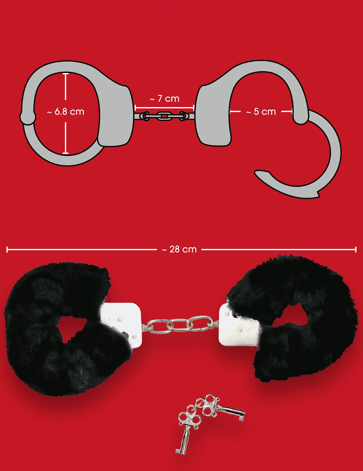 Bad Kitty Handschlaufe »Handschellen Cuffs«