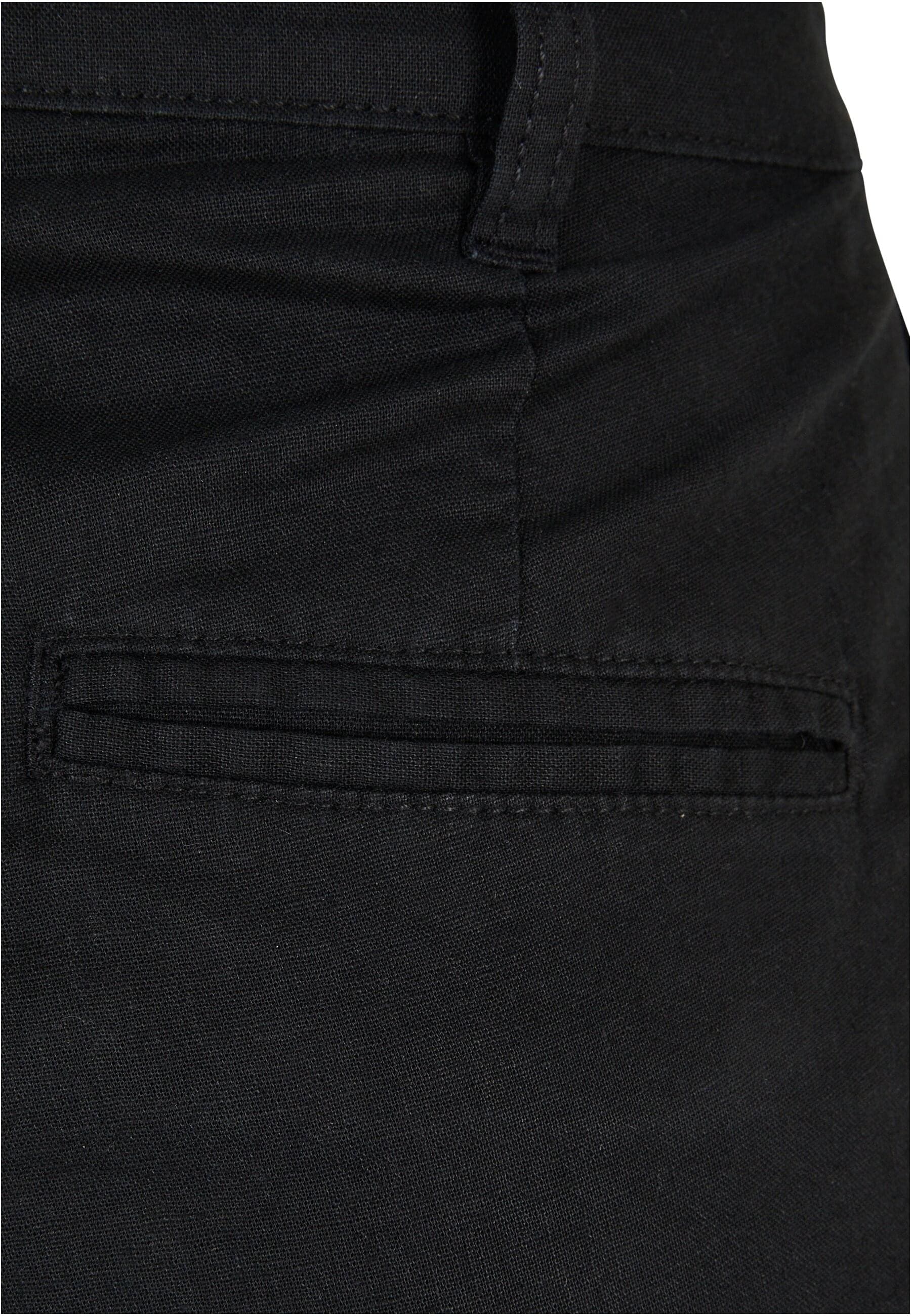 URBAN CLASSICS Stoffhose »Urban Classics Damen Ladies High Linen Mixed Wide Leg Pants«, (1 tlg.)