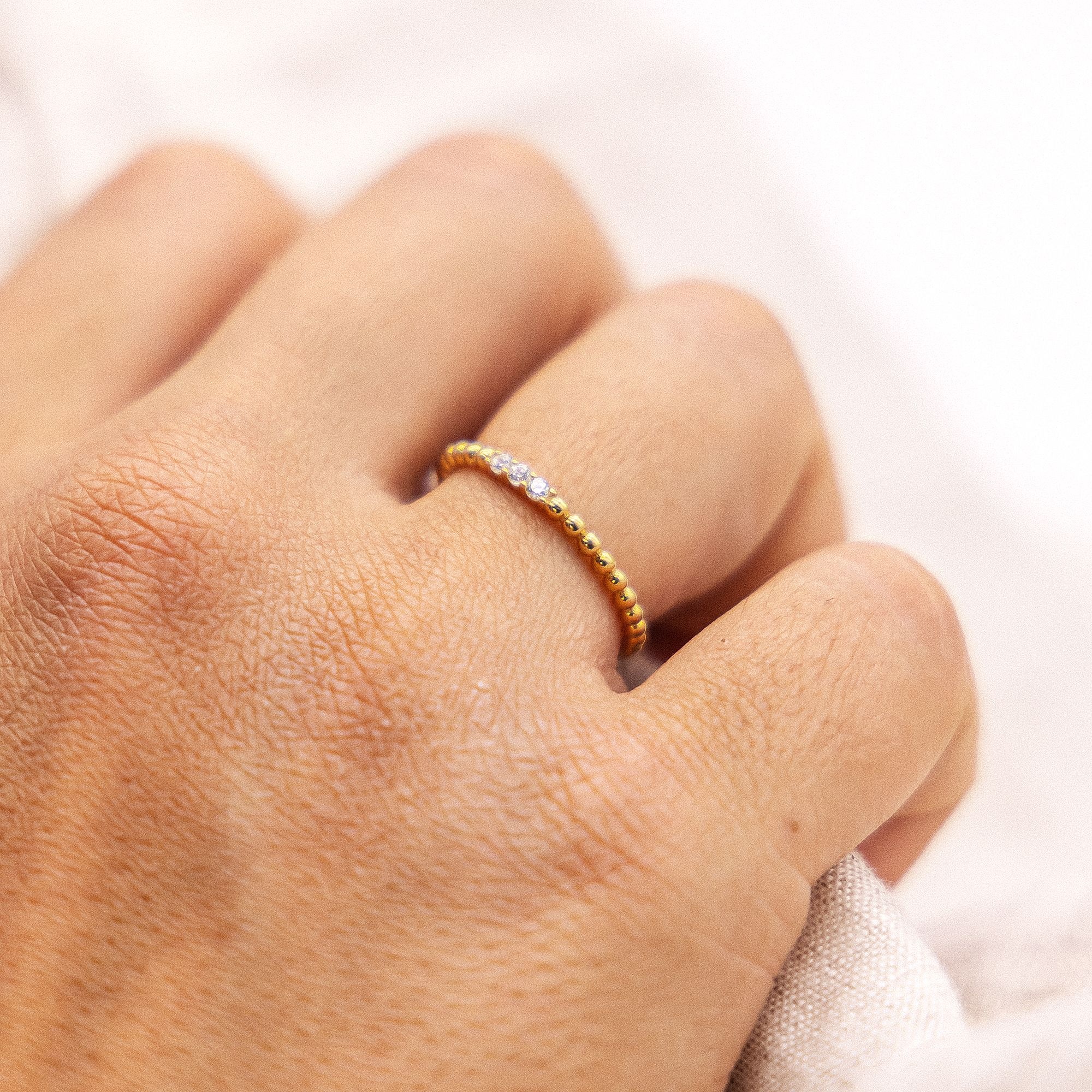 Fascination by Ellen K. Fingerring »Gold 375 mit Zirkonia weiß«