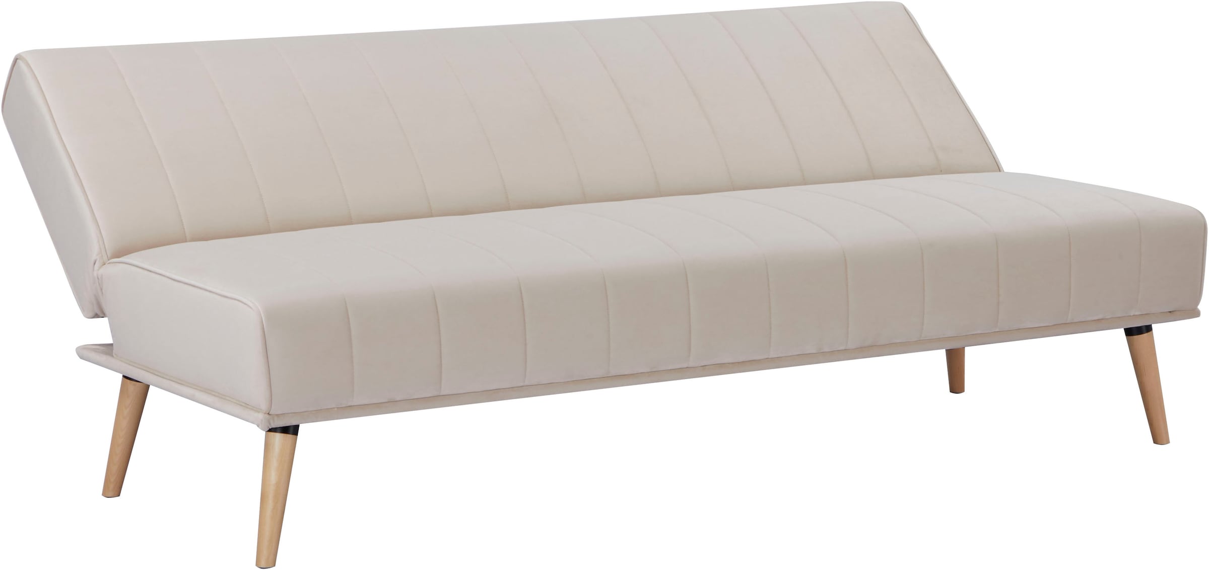 INOSIGN Schlafsofa »LUMINARA Gästesofa, Bettsofa, Couch mit Schlaffunktion, Loungesofa«, durch verstellbare Rückenlehne u. Bettfunktion, Webstoff-Bezug