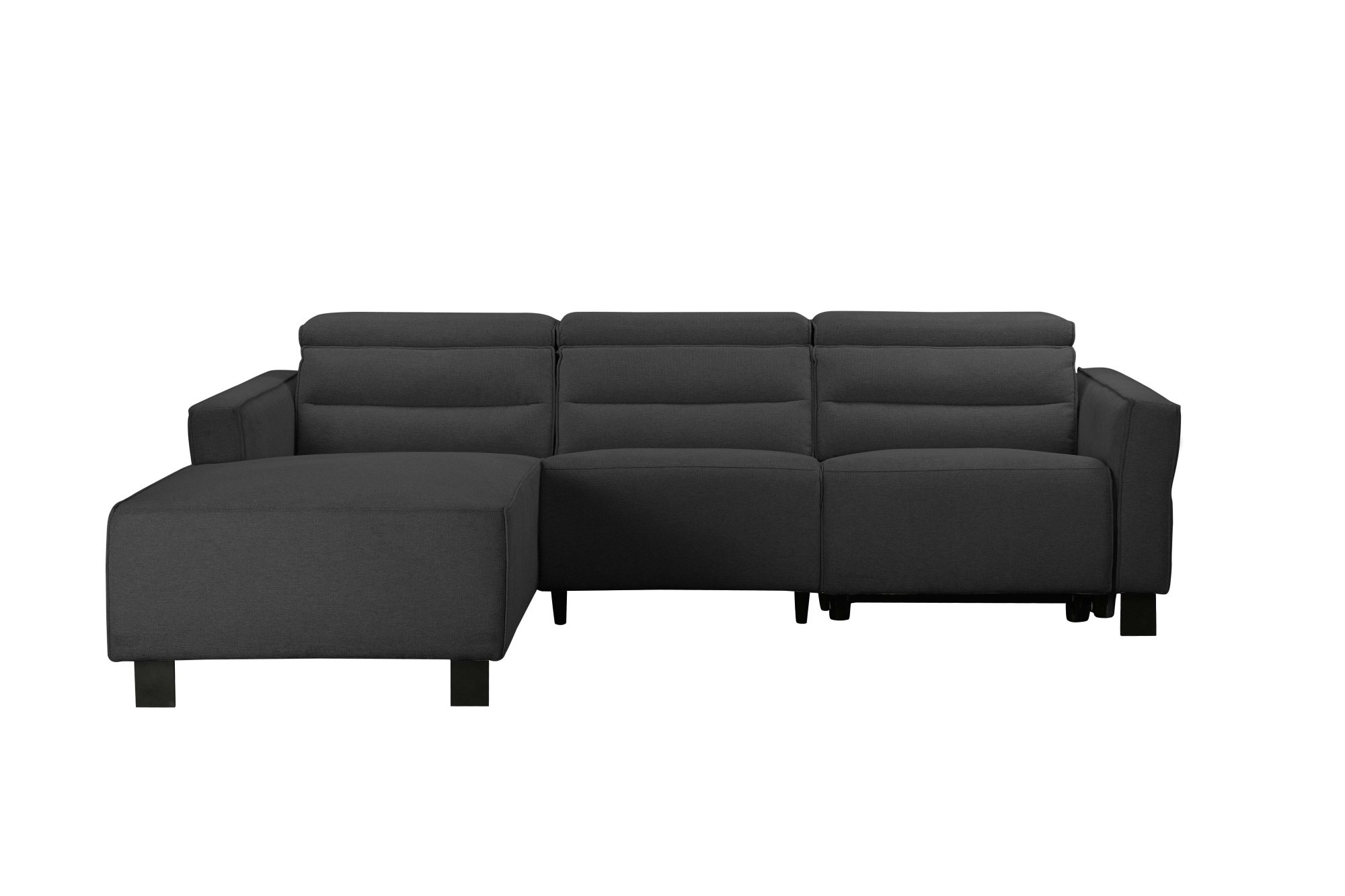 Places of Style Ecksofa »Carpari, L-Form, 263 cm, manuelle o. elektrische Relaxfunktion,«, USB A/C und Kopfteilverstellung