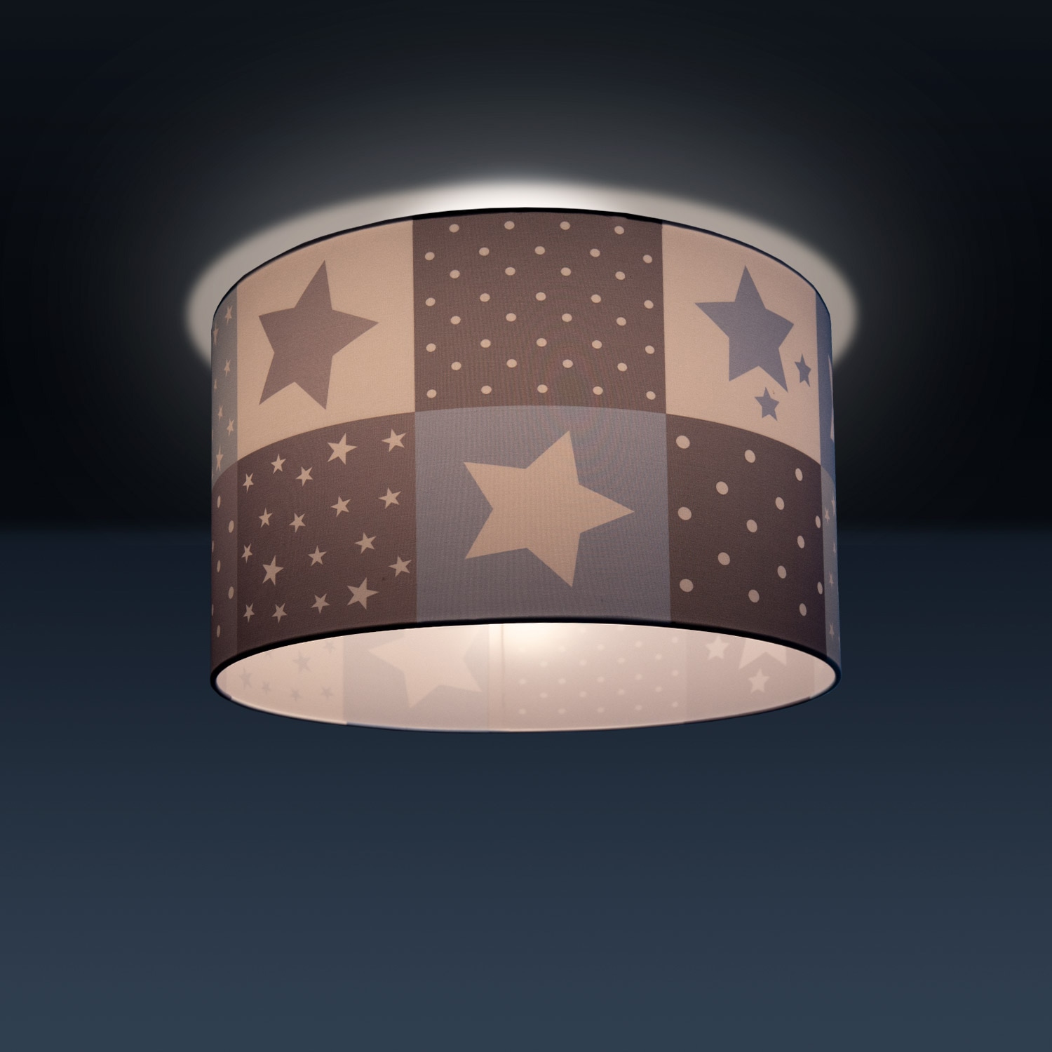 Paco Home Deckenleuchte »Cosmo 345«, 1 flammig-flammig, Kinderlampe  Deckenlampe LED Kinderzimmer Lampe Sternen Motiv E27 | BAUR