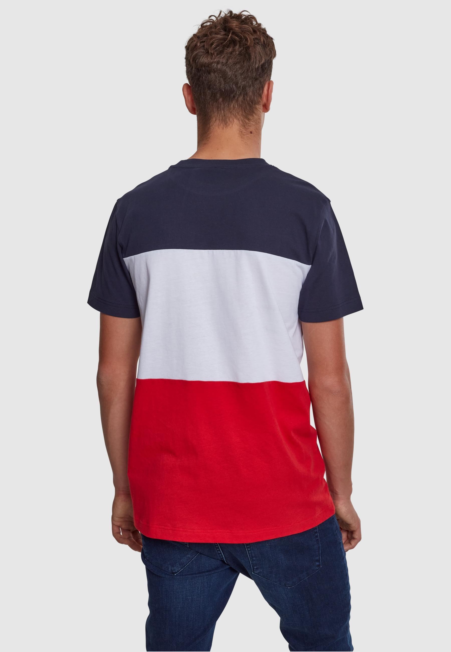 URBAN CLASSICS T-Shirt »Urban Classics Herren Color Block Tee«, (1 tlg.)