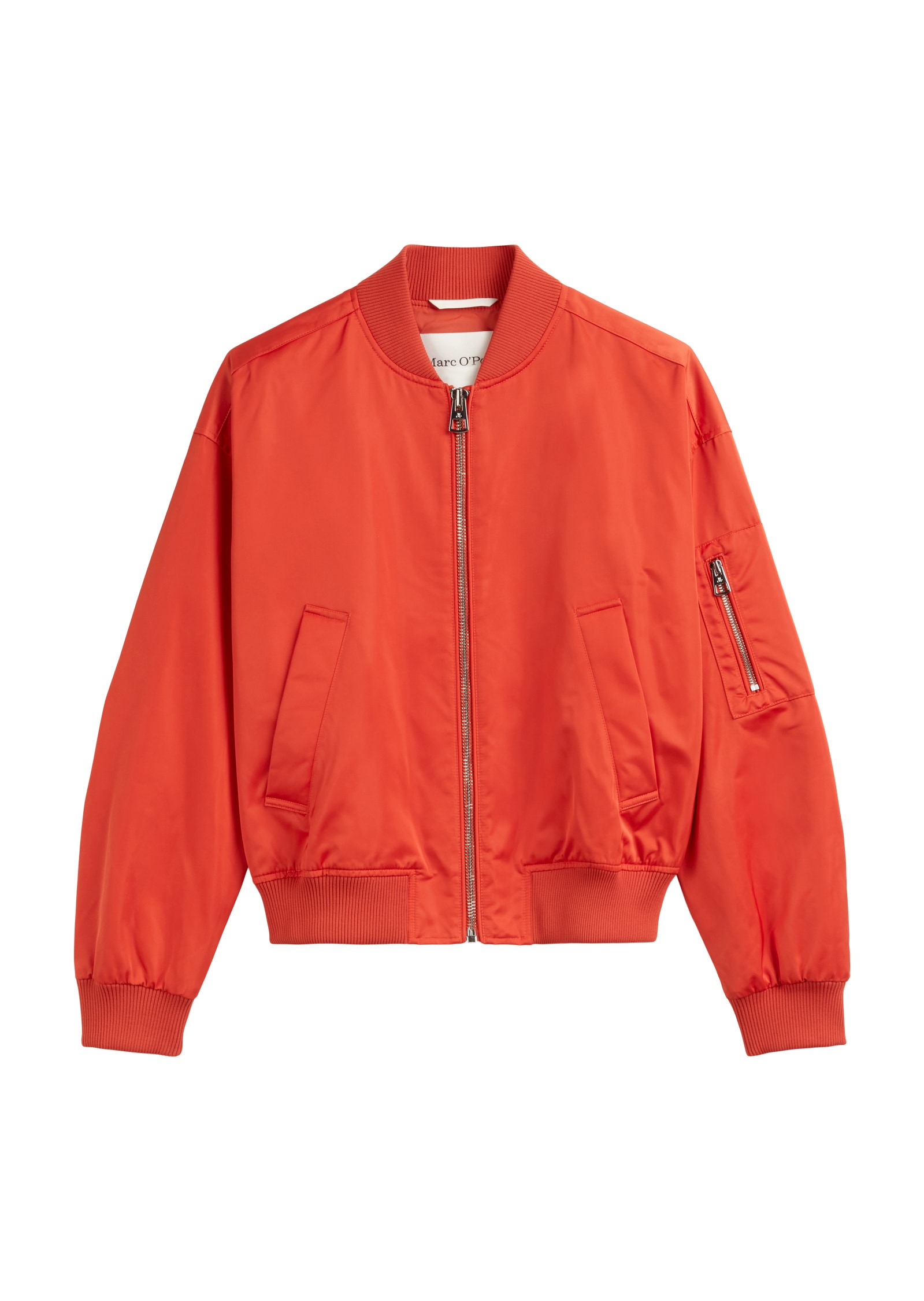 Marc O'Polo Outdoorjacke »aus recyceltem Polyester-Twill«, ohne Kapuze