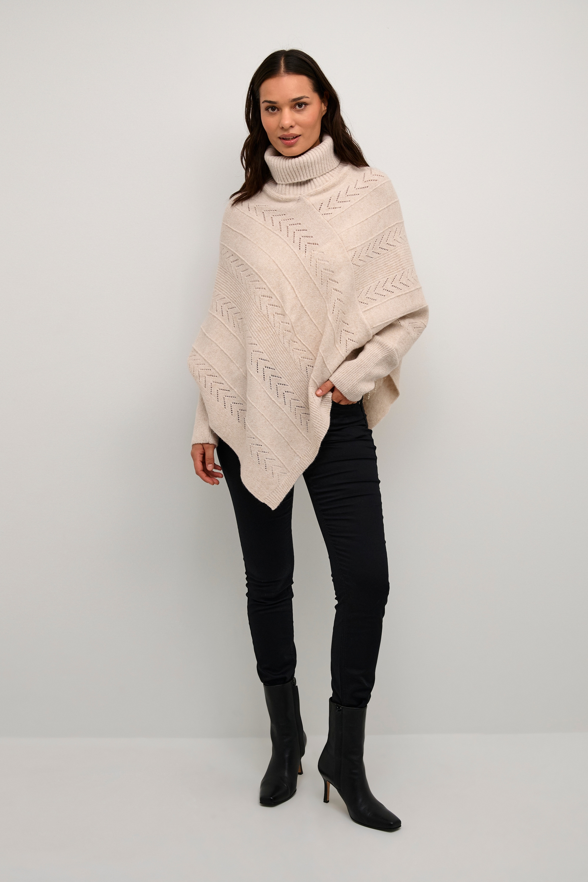 Cream Strickponcho »Damen Poncho CRHoliday«