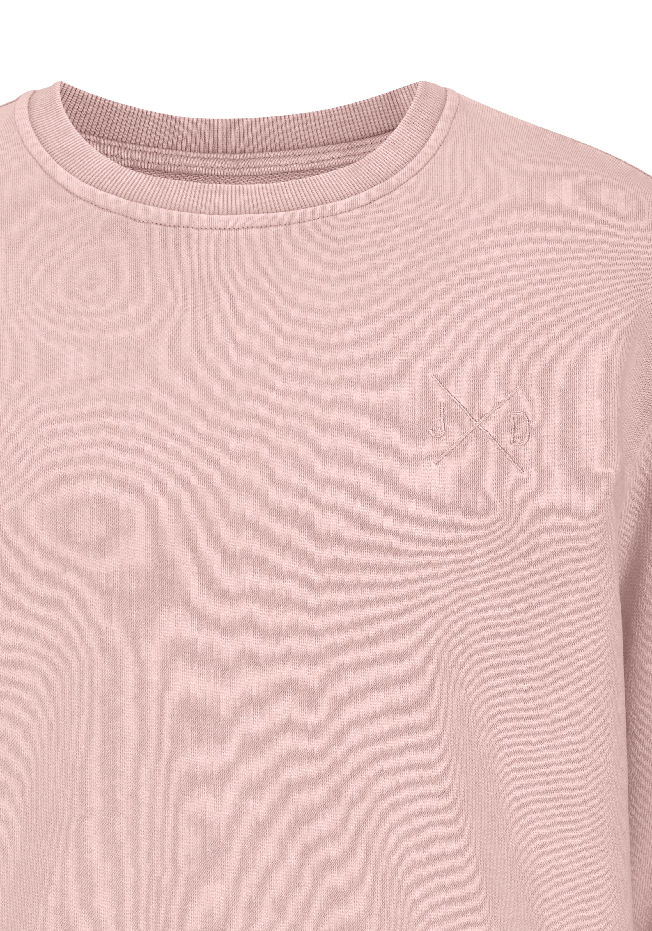 John Devin Sweatshirt, mit besonderer Waschung, kleine Logostickerei vorn