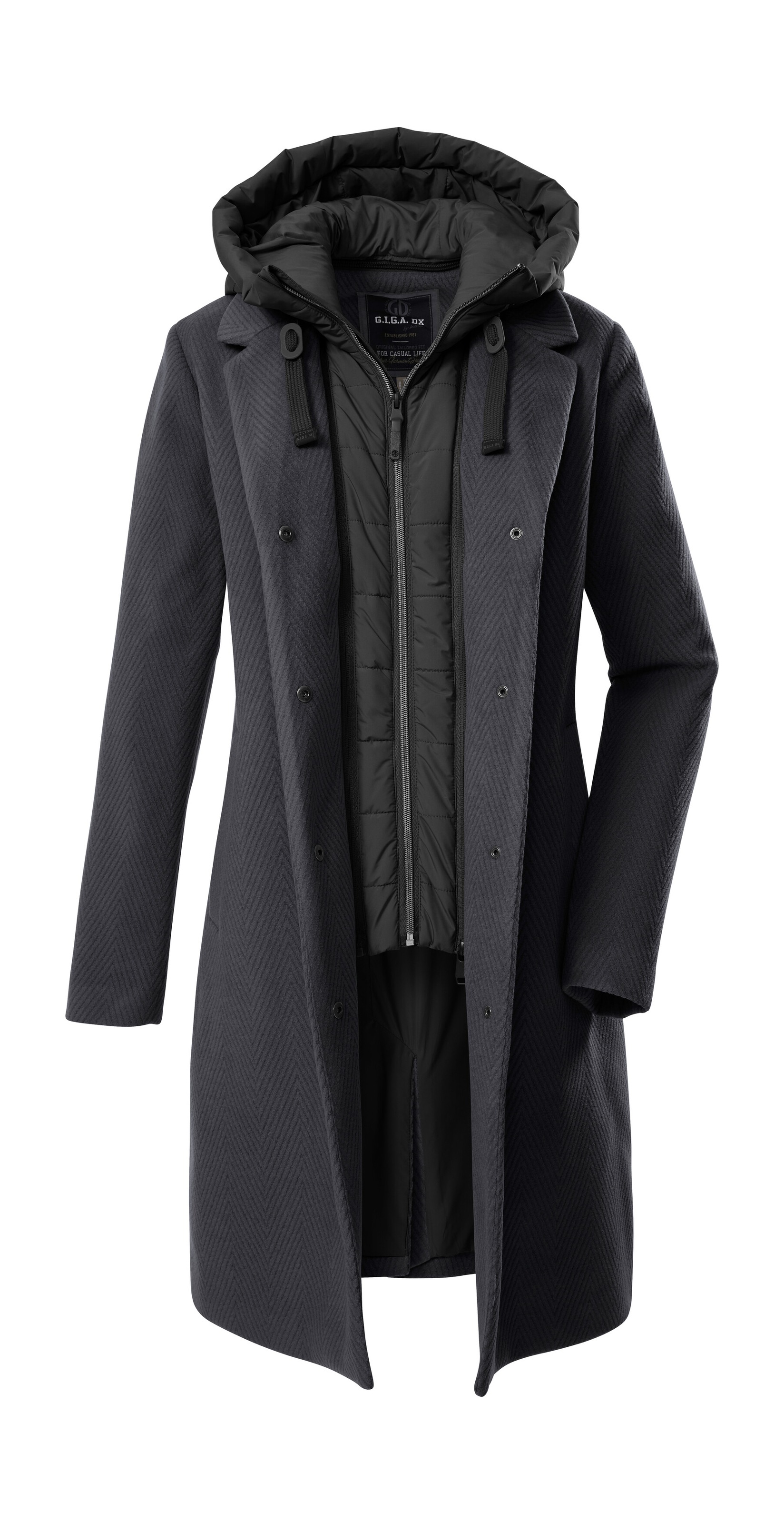 Thumbnail - G.I.G.A. DX by killtec Parka "GW 20 WMN PRK" Windabweisender Damen Parka mit abnehmbarer Kapuze und Gilet