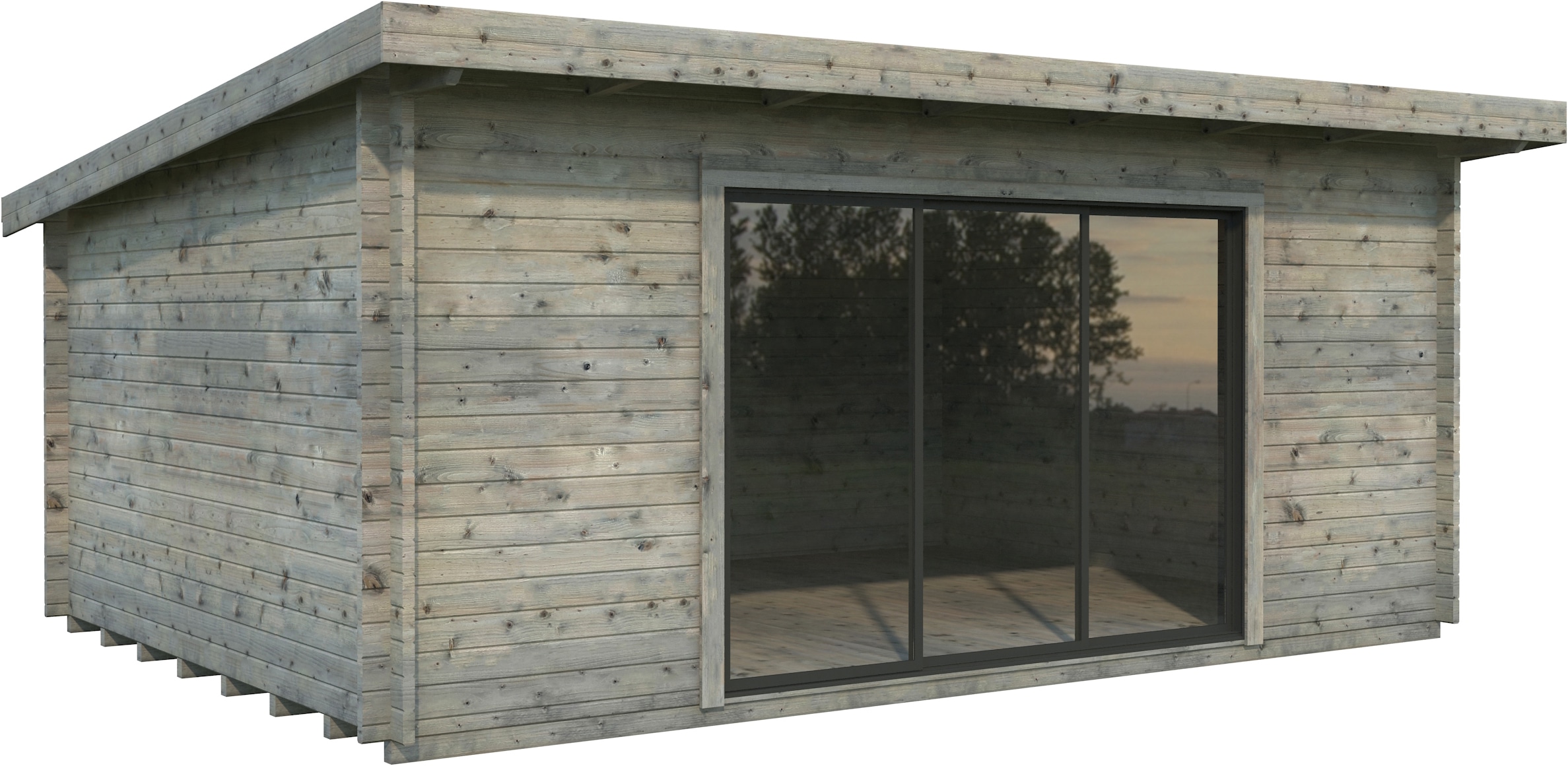 Palmako Gartenhaus »Lea 19,4 m², Slide«