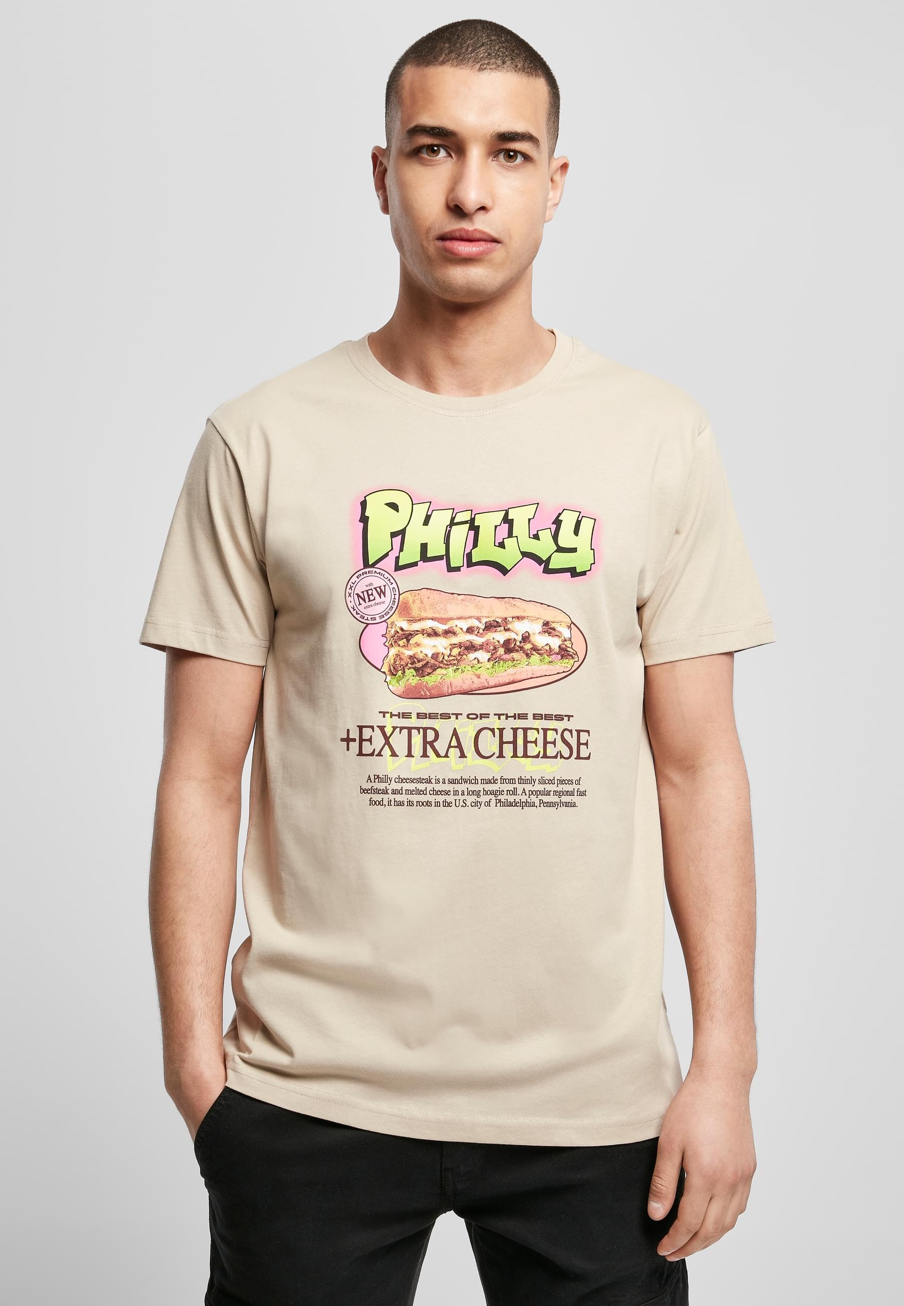 MisterTee T-Shirt »MisterTee Herren Philly Sandwich Tee«, (1 tlg.)