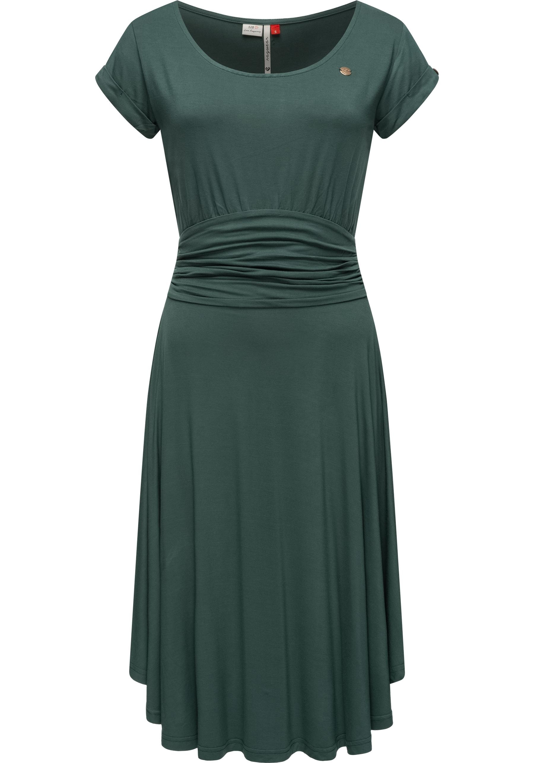 Ragwear Sommerkleid »Ivone Solid«, leichtes Jersey-Kleid in melierter Optik