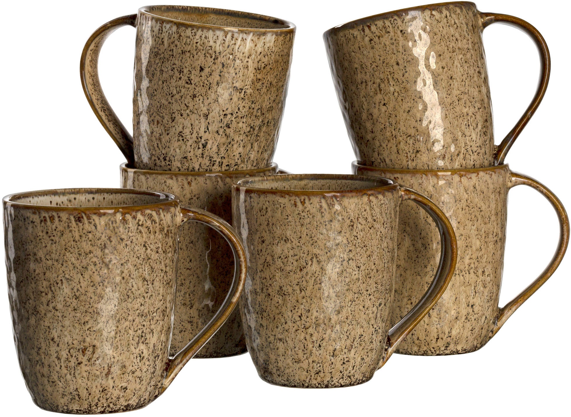 LEONARDO Tasse »MATERA«, (Set, 6 tlg.), 430 ml, 6-teilig