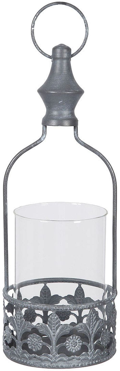 Ambiente Haus Windlicht "Windlicht in Antikgrau / Rost" günstig online kaufen