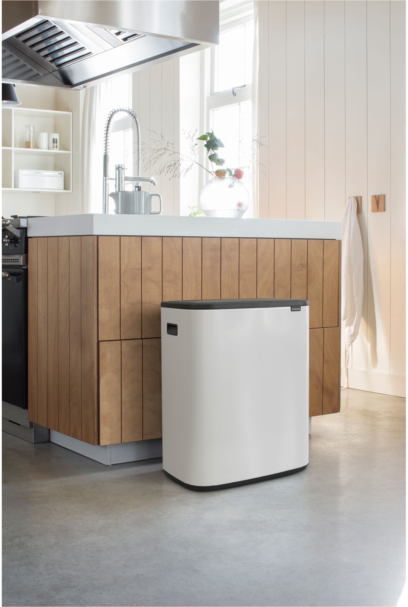 Brabantia Mülleimer »Bo Touch Bin, 2 x 30L«, Soft-Touch-Öffnungssystem