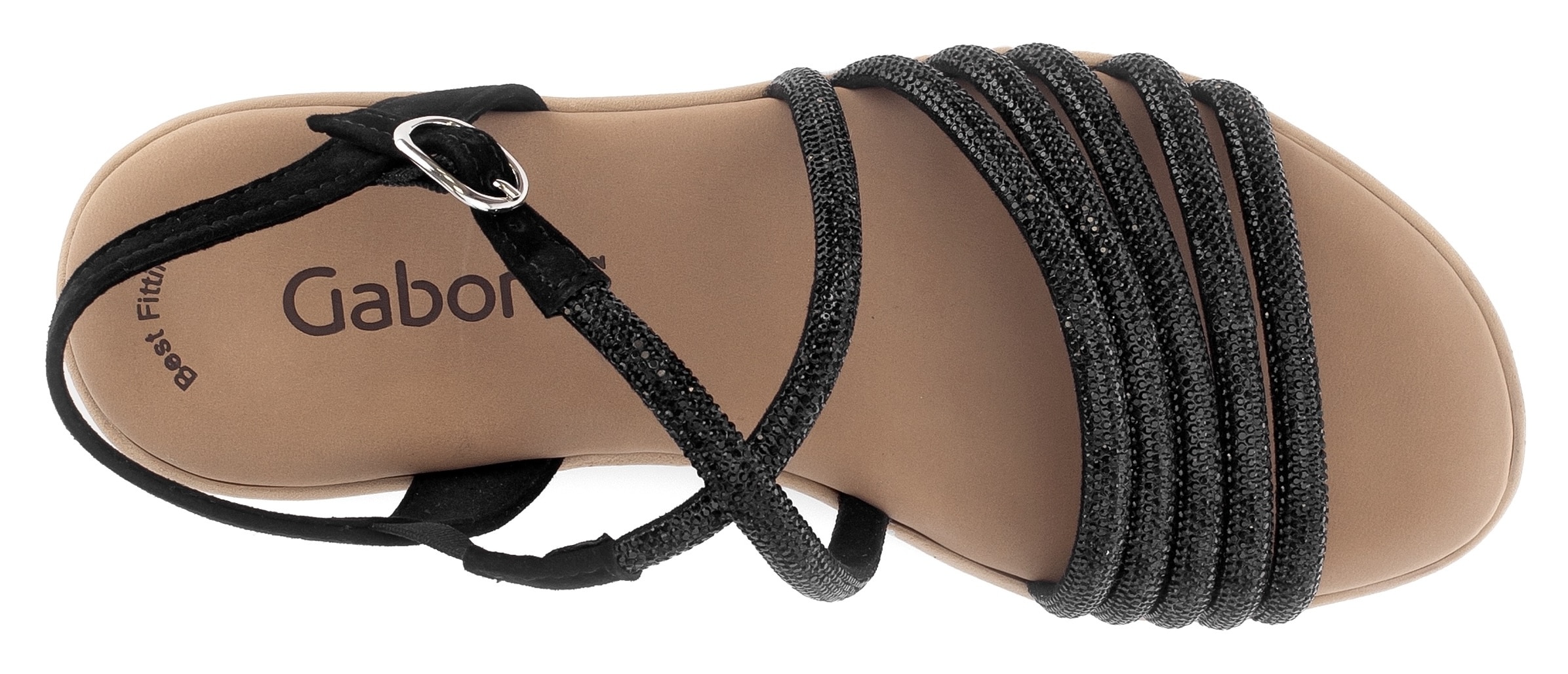 Gabor Keilsandalette, Plateau, Sommerschuh, Riemchensandale mit Best Fitting-Ausstattung