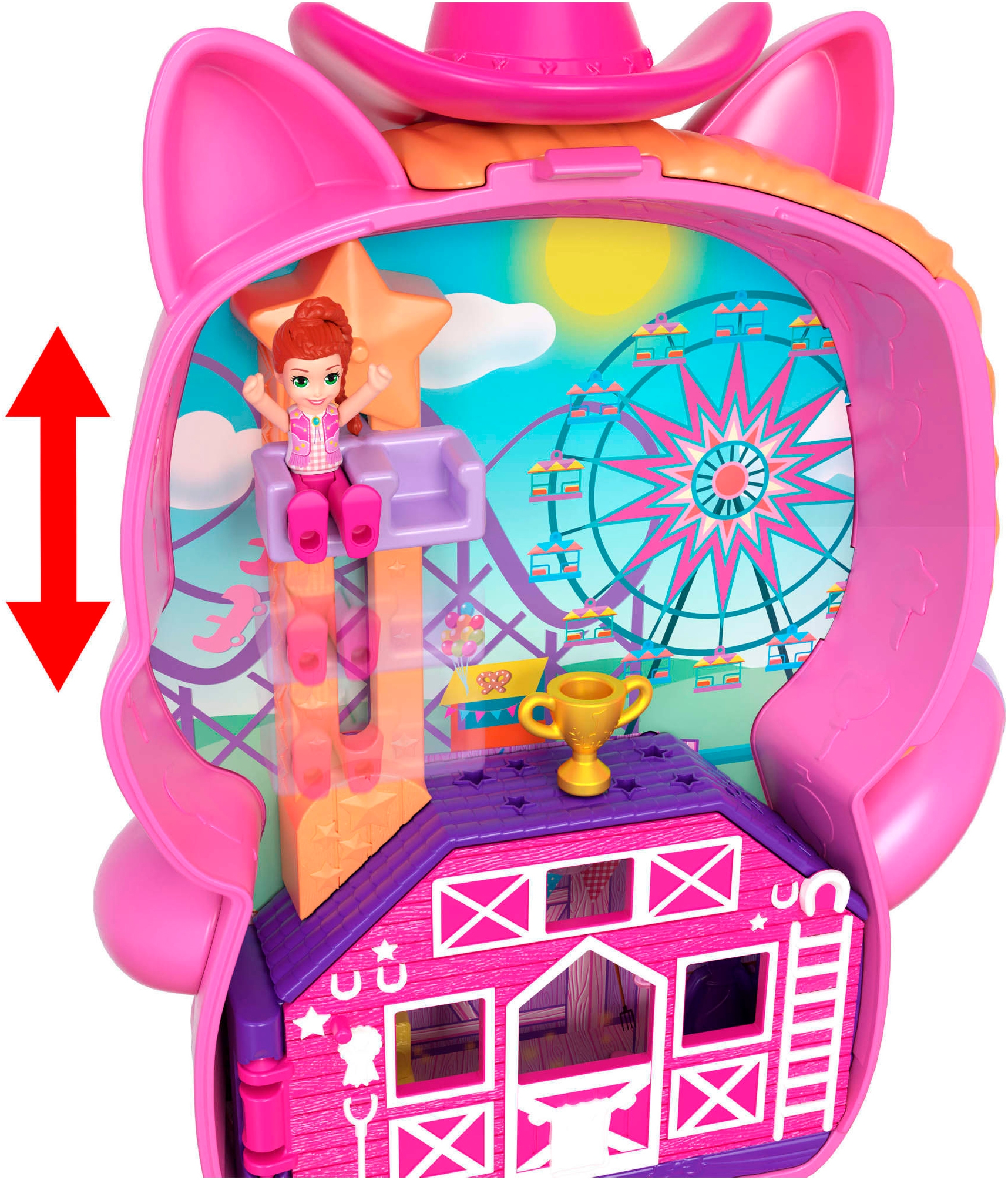 Polly Pocket Spielwelt »Pony-Rodeo Schatulle«