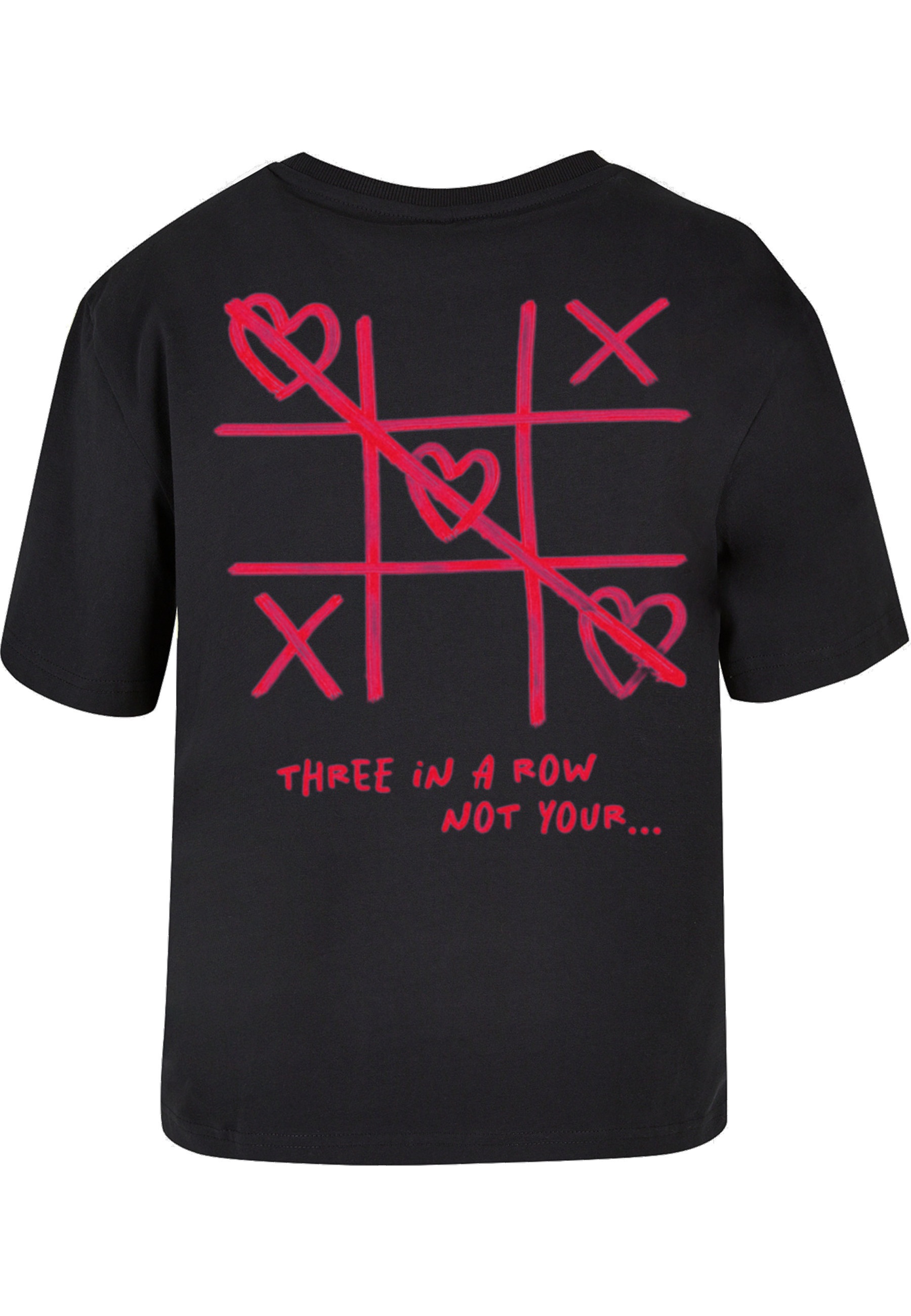 Miss Tee T-Shirt "Miss Tee Damen Three In A Row Tee" 1 Stk. günstig online kaufen