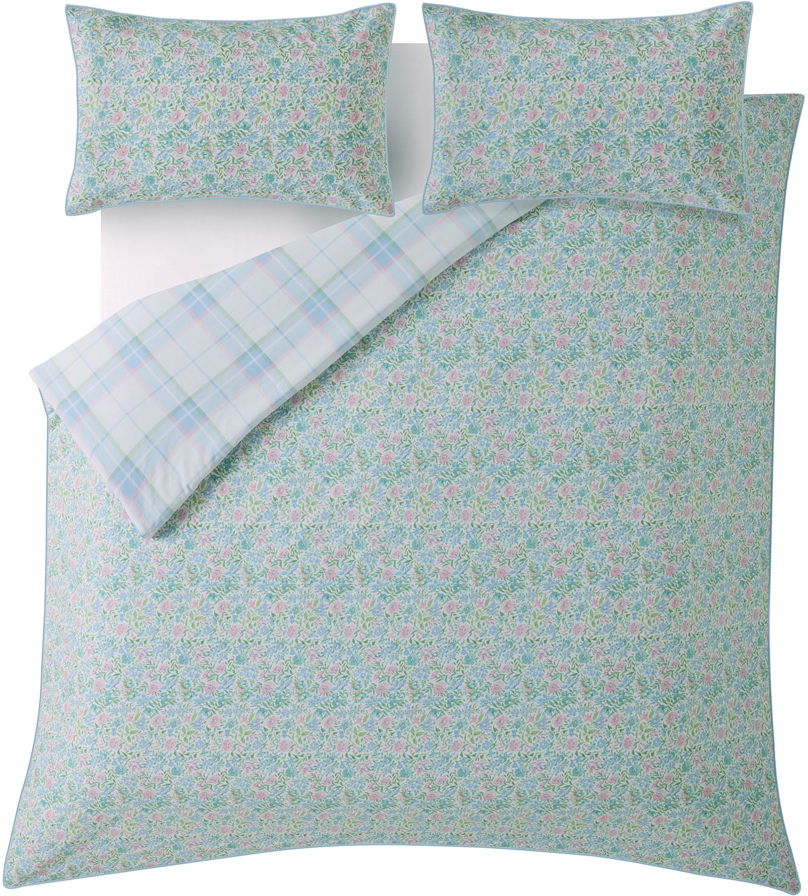 LAURA ASHLEY Wendebettwäsche "Sherston, aus Baumwoll Satin" 3 tlg. tlg. mit günstig online kaufen