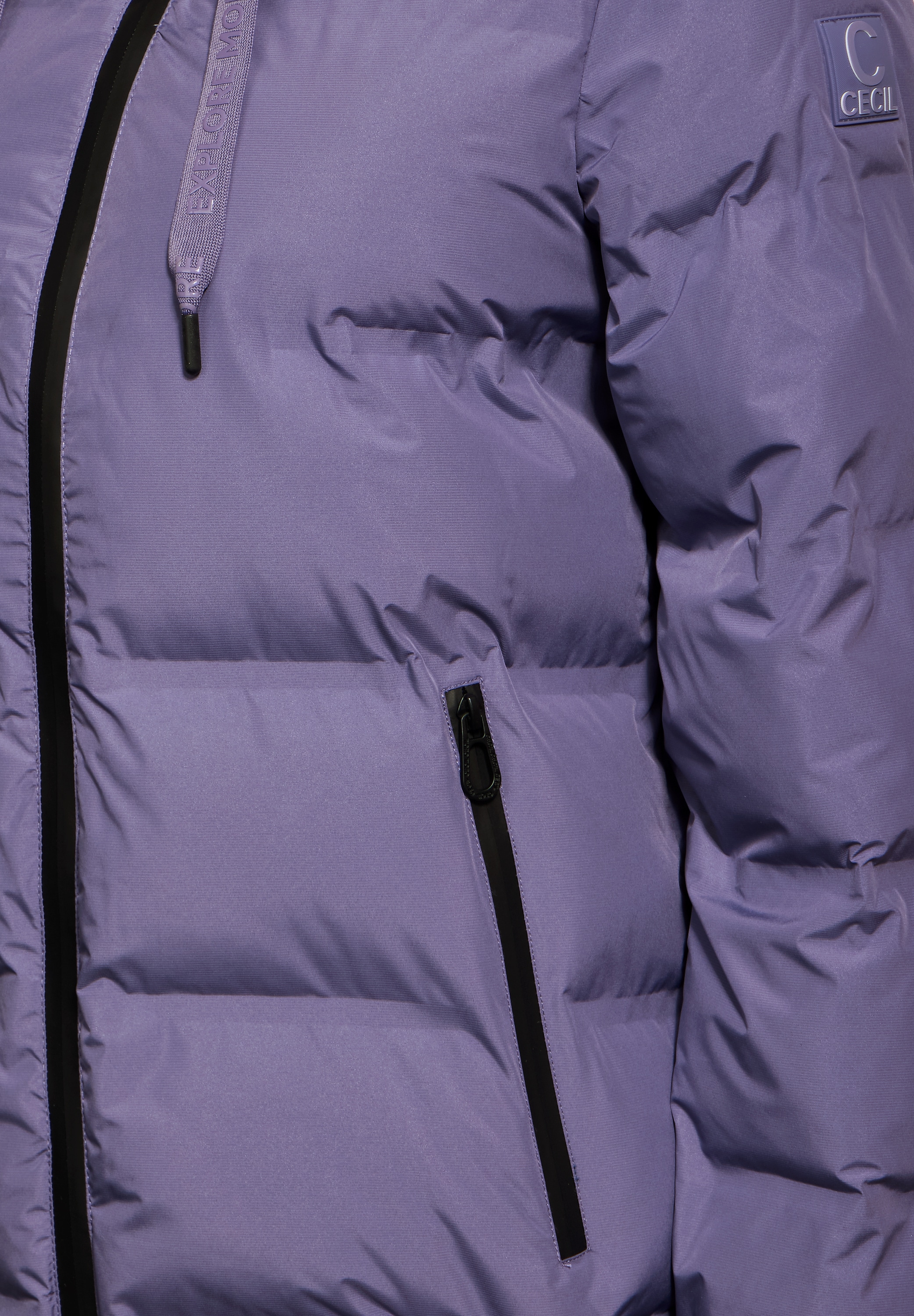 Cecil Steppjacke, mit Kapuze, mit Kapuze