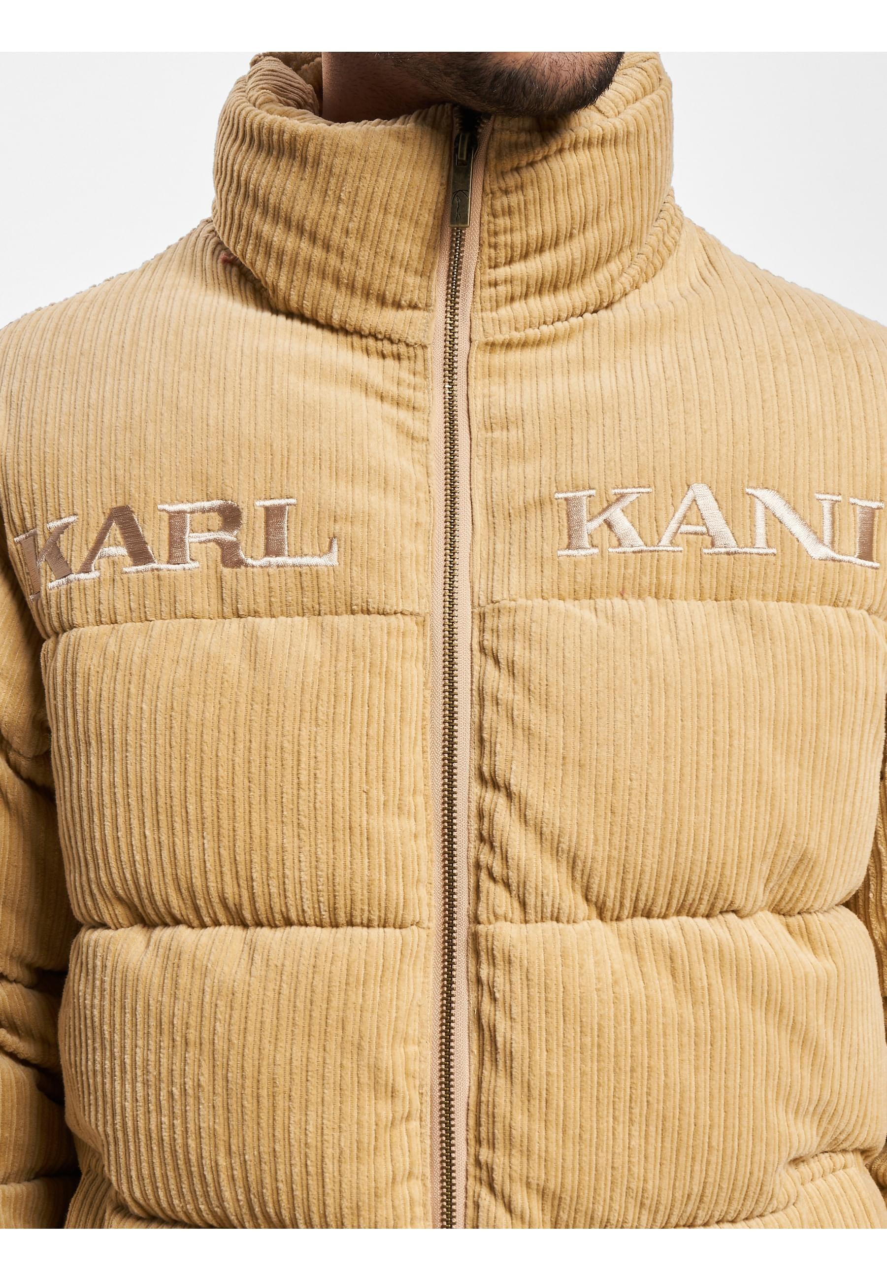 Karl Kani Winterjacke »Karl Kani Unisex KM233-038-2 KK Retro Corduroy Puffer Jacket«, (1 St.), ohne Kapuze