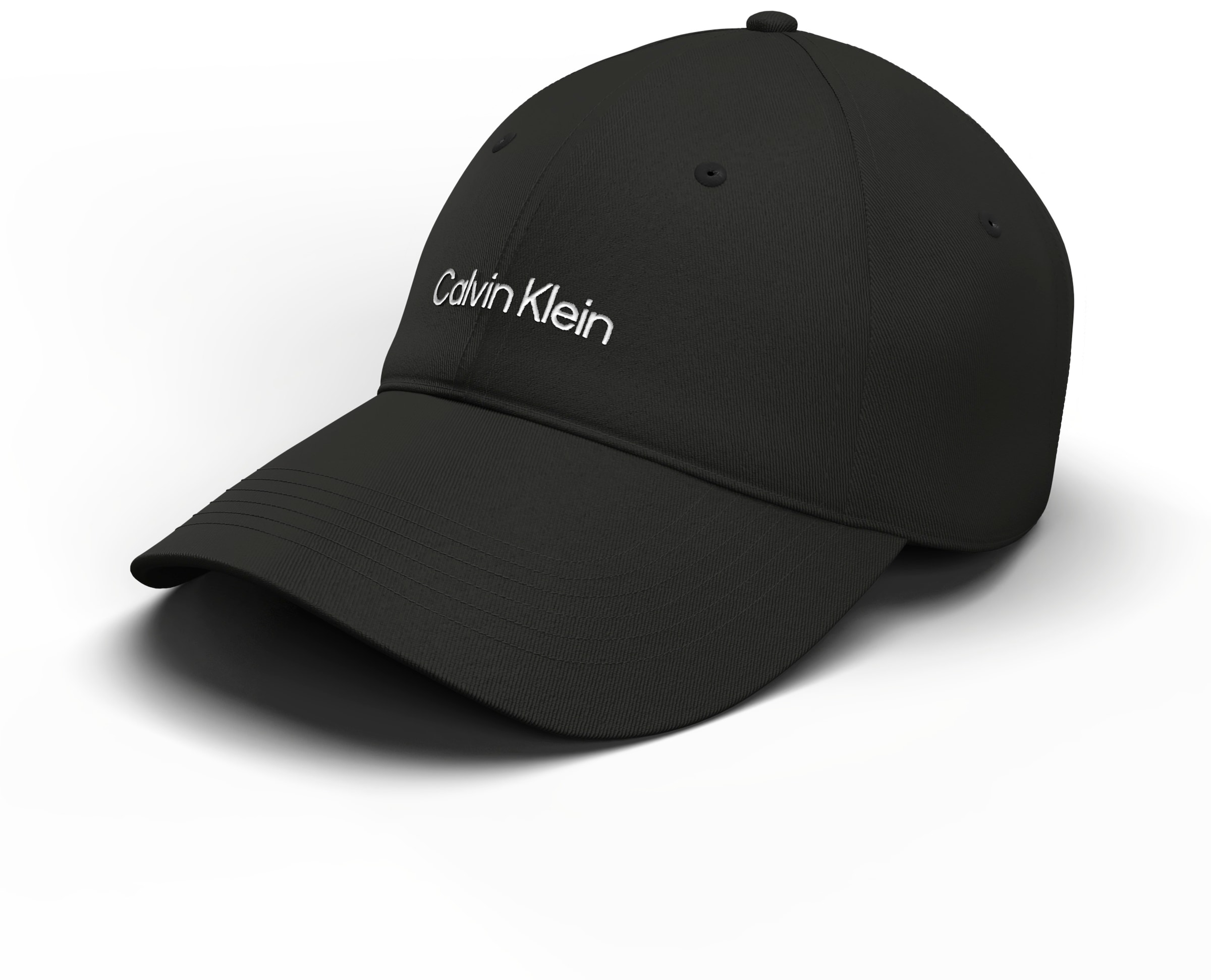 Calvin Klein Baseball Cap "LOGO EMBROIDERY BASEBALL CAP" Mit festem Schirm günstig online kaufen