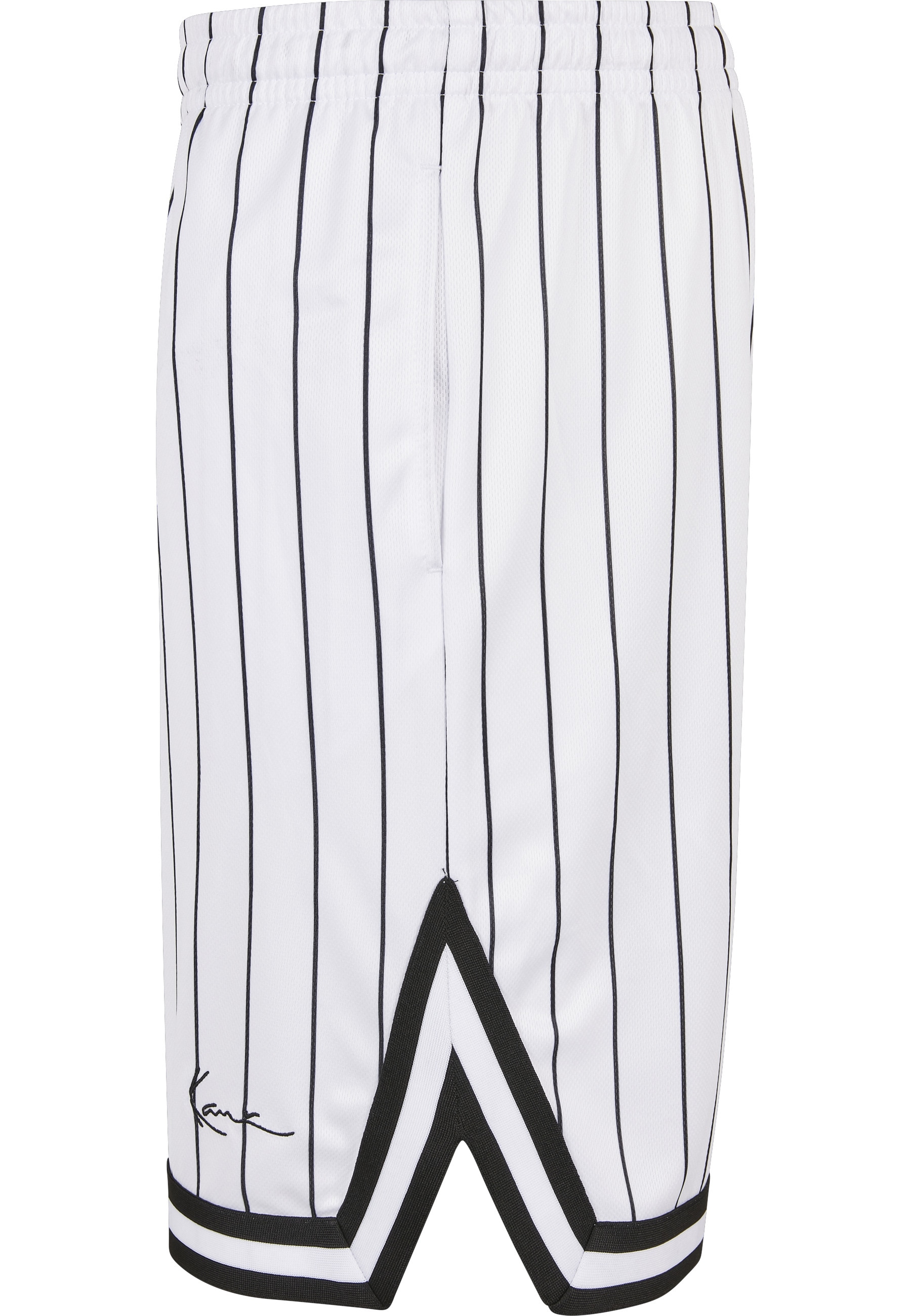 Karl Kani Stoffhose »Karl Kani Herren Small Signature Pinstripe Mesh Shorts«
