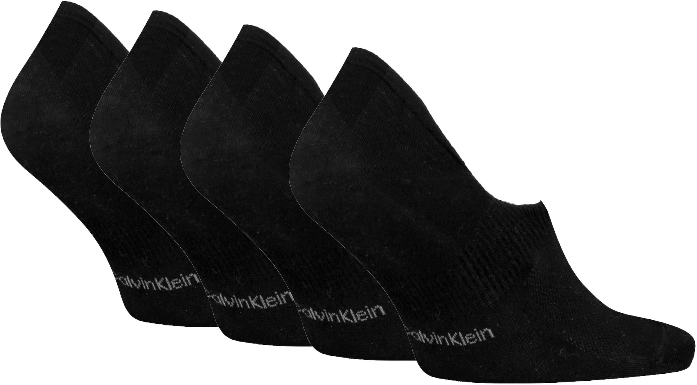 Calvin Klein Füßlinge, (4 Paar), mit Coolmax-Fasern zur Feutigkeitsregulierung und Atmungsakivität
