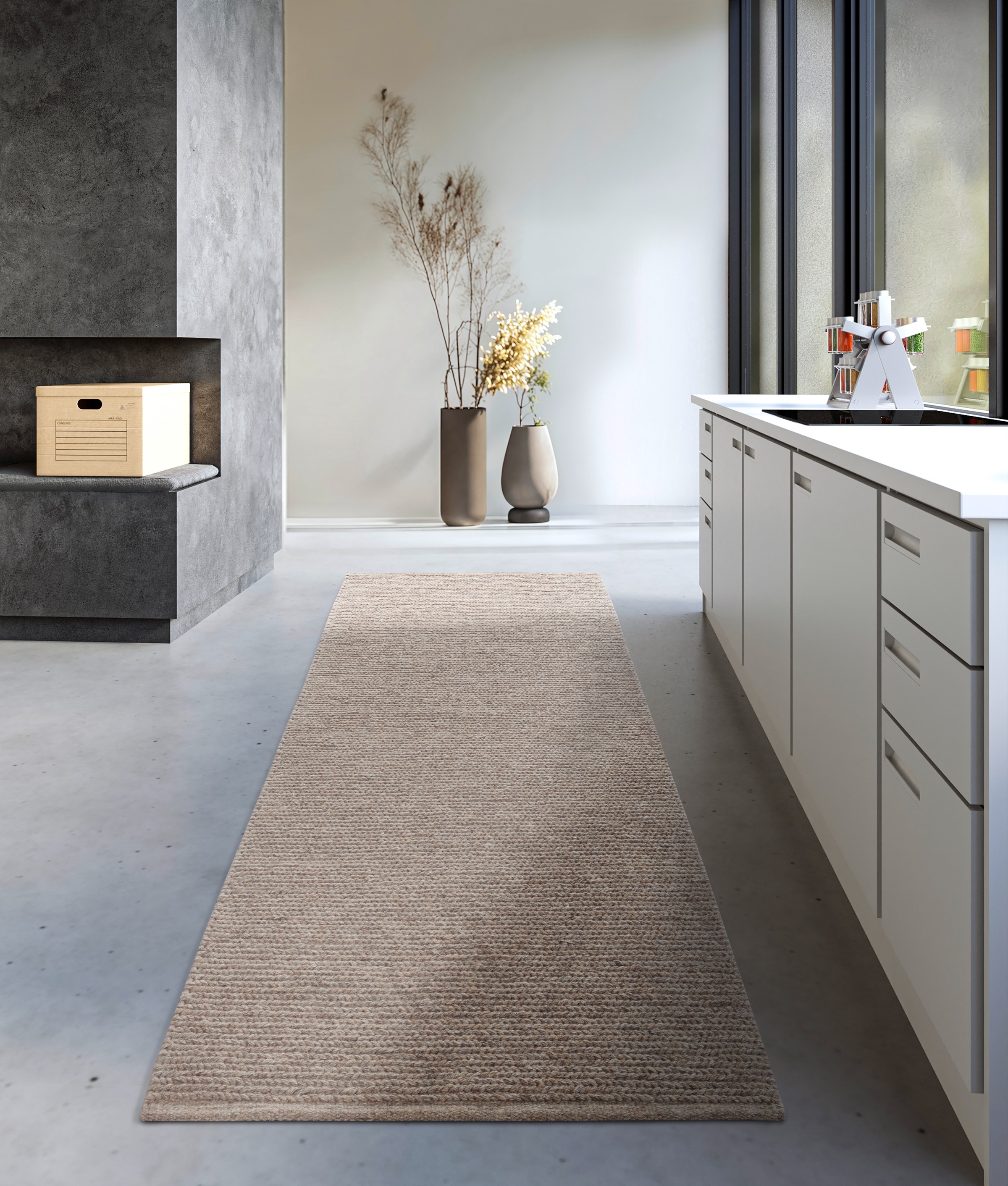 Villeroy & Boch Wollteppich »Francois«, rechteckig, 7 mm Höhe, in rund, oval, Läufer, handgewebt, Wolle, Wohnzimmer, Schlafzimmer