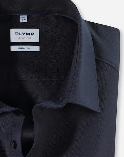 OLYMP Level Five body fit Shirt Men Navy 44 6
