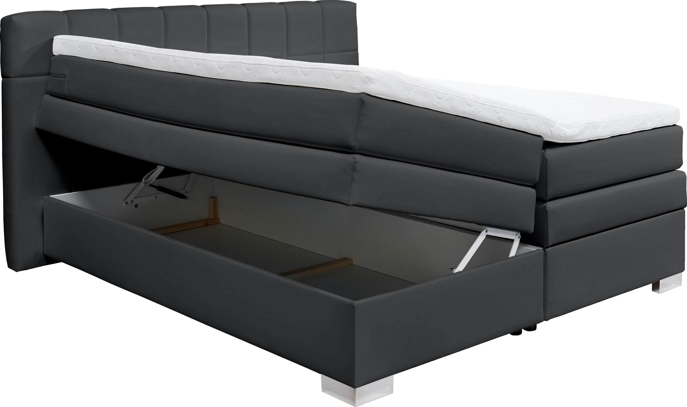 INOSIGN Boxspringbett »Airdrie«, inkl. Bettkasten und Topper