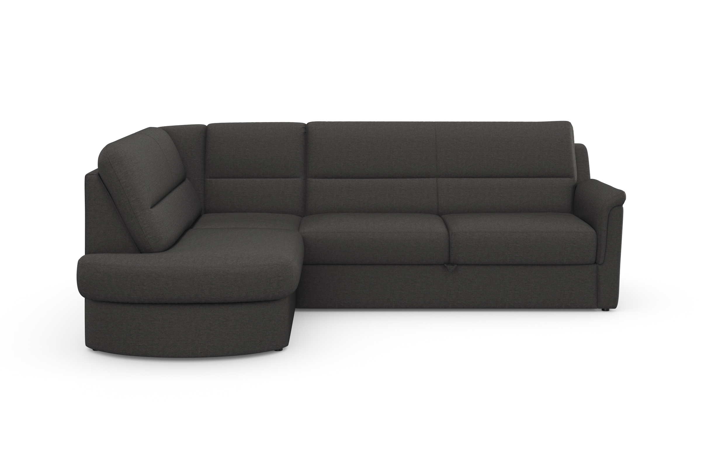 sit&more Ecksofa "Panini L-Form" wahlweise mit Vorziehsitz und Bettkasten