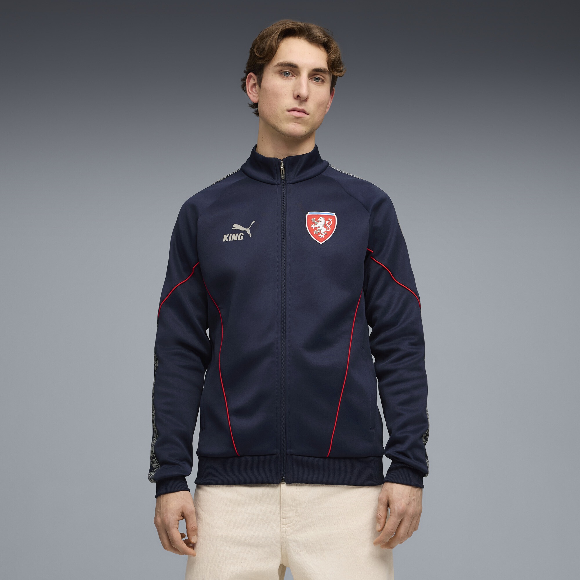 PUMA Sweatjacke »Tschechien KING Anthem Jacke Herren«