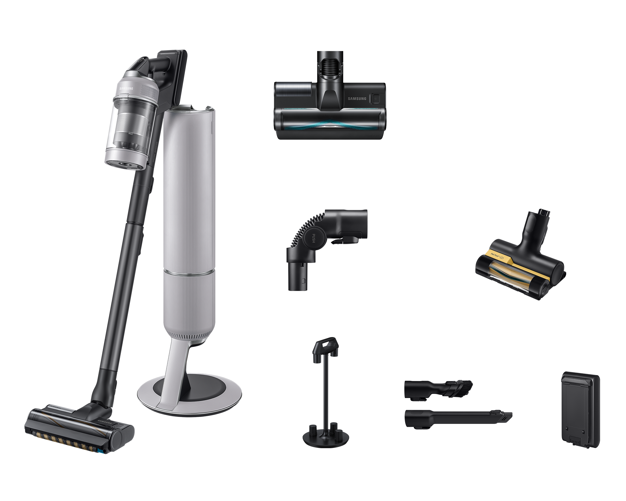 Samsung Akku-Handstaubsauger "BESPOKE AI Jet CompleteClean, VS80F28EFP/WD" günstig online kaufen