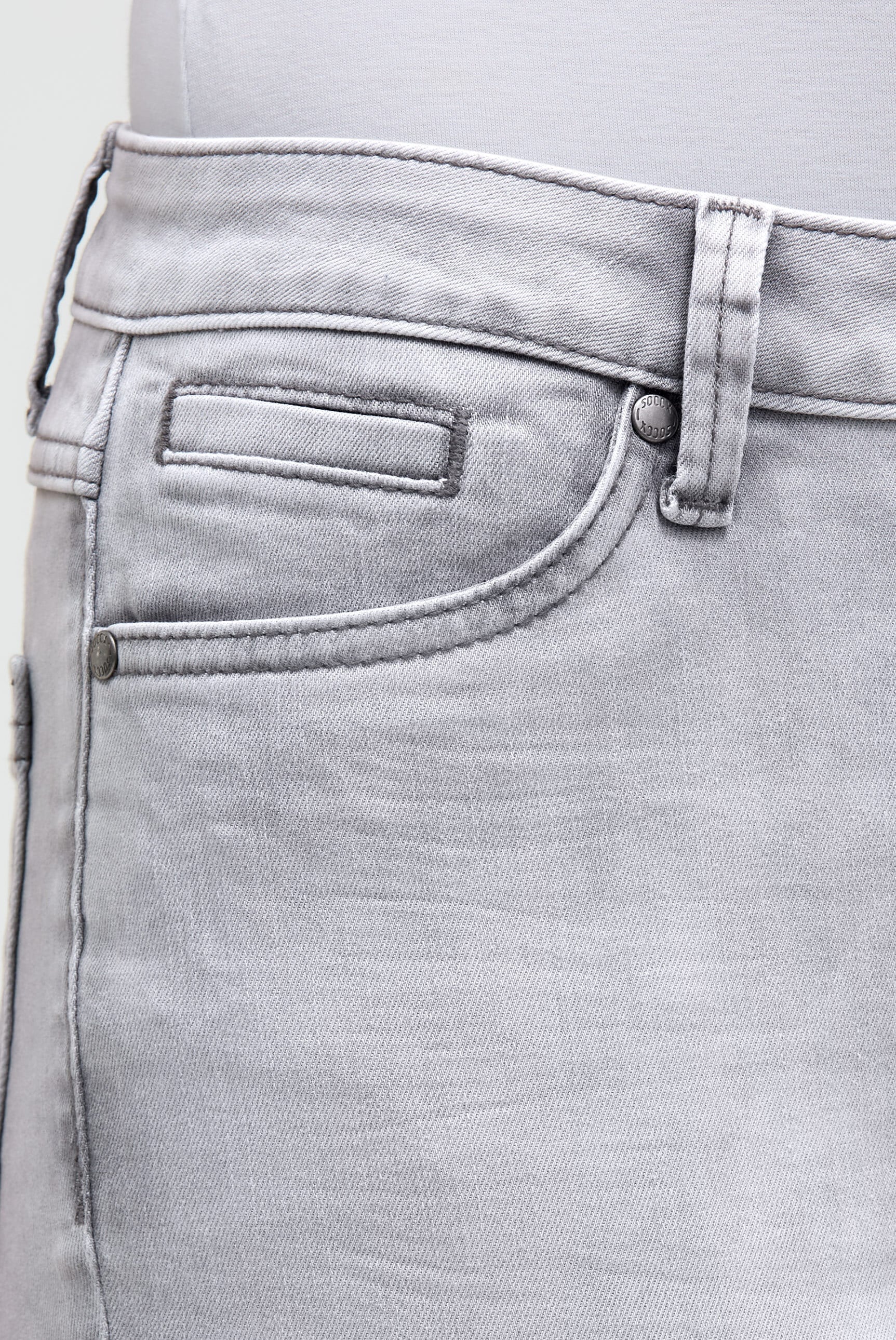 SOCCX Regular-fit-Jeans mit Turn-Up Saum