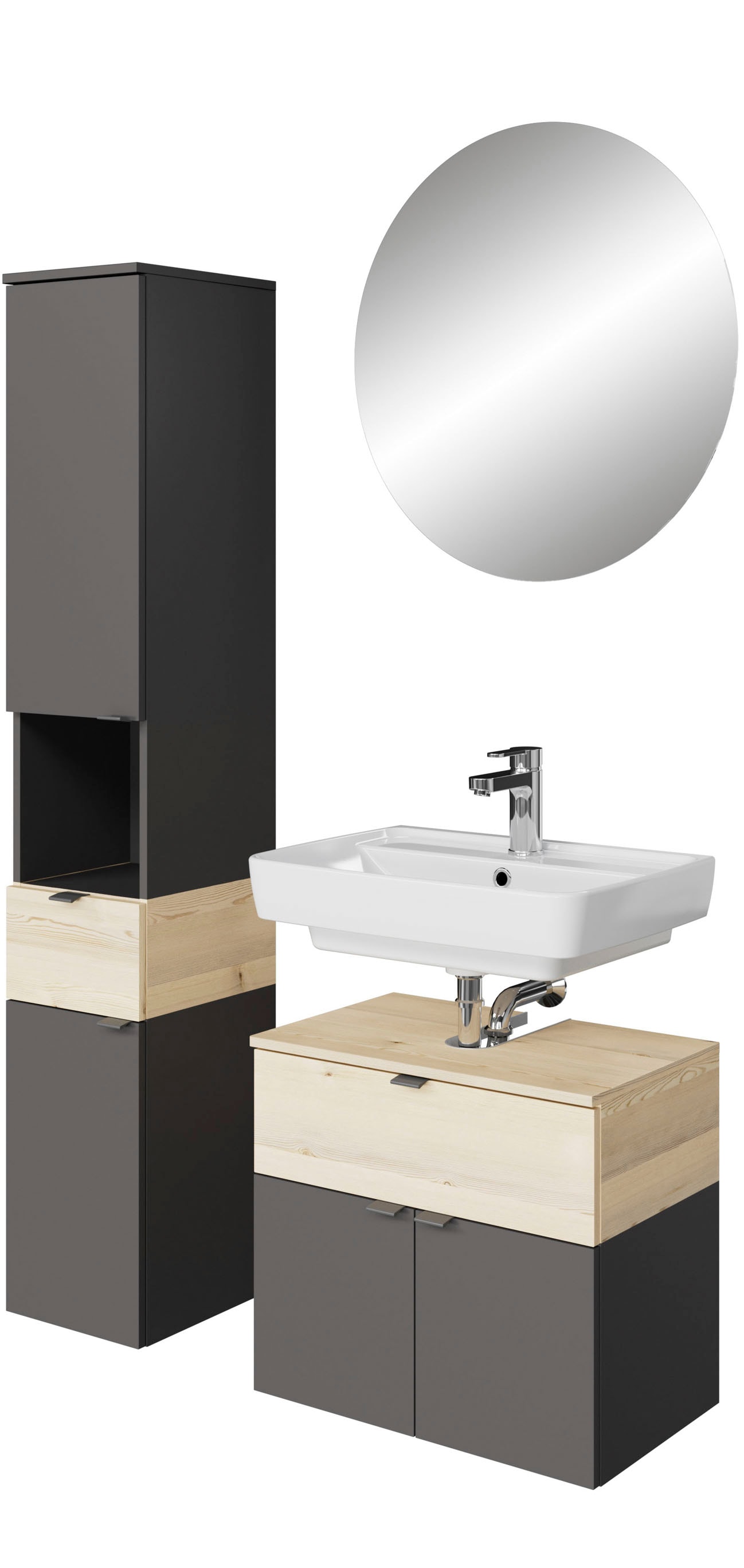 Saphir Badmöbel-Set "Quickset 394" Komplett-Set, 3 Stk. tlg. günstig online kaufen