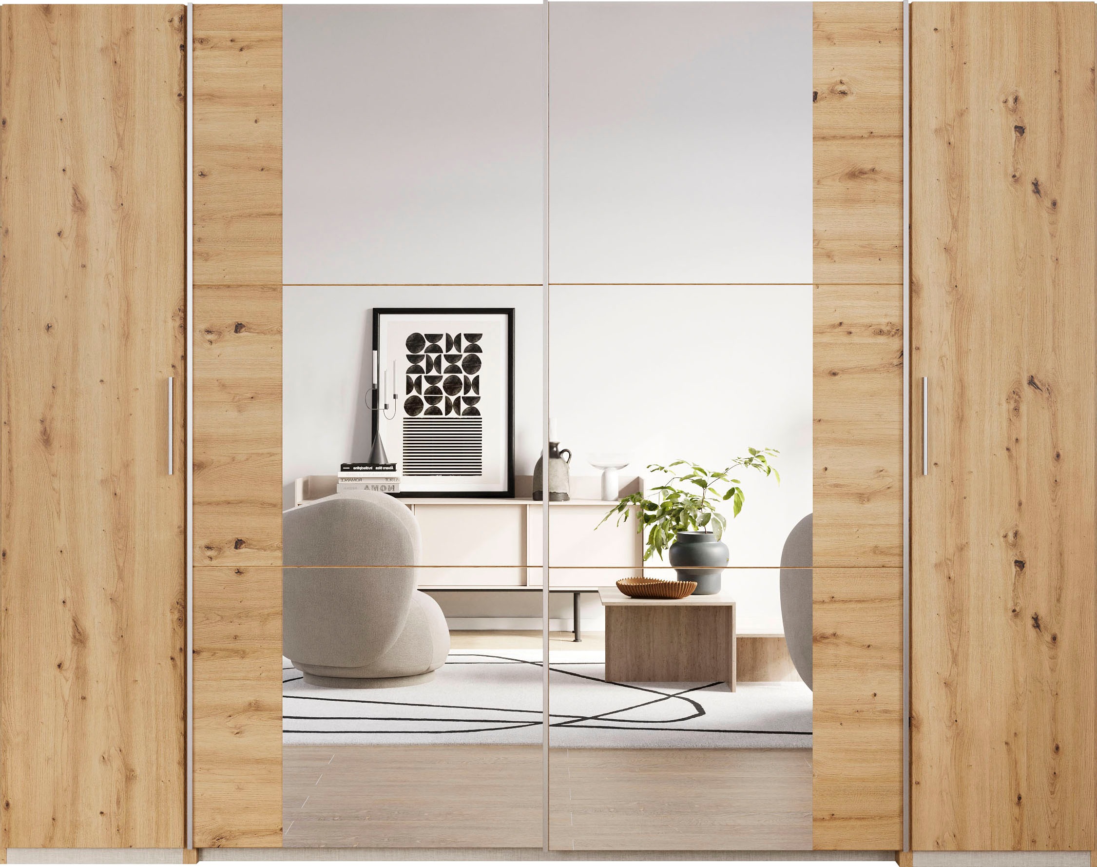 rauch Kleiderschrank "Kleiderschrank Drehtürenschrank Schrank Garderobe KRO günstig online kaufen