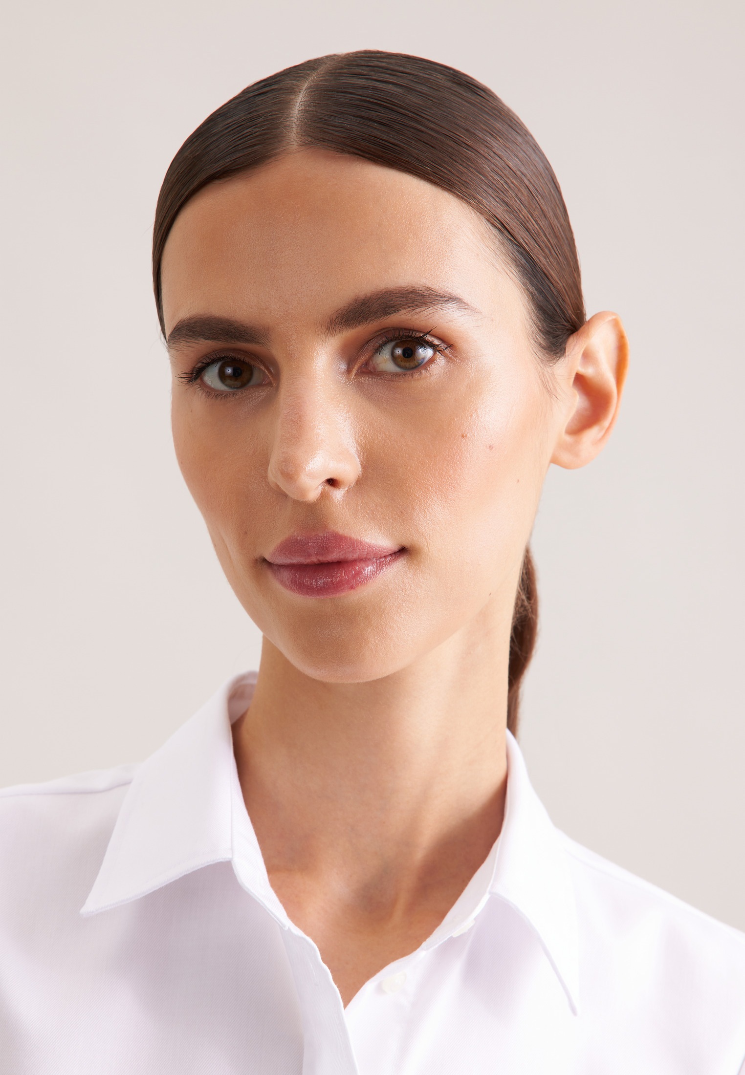 Thumbnail - seidensticker Hemdbluse "Schwarze Rose" 1/1 Kragen Uni