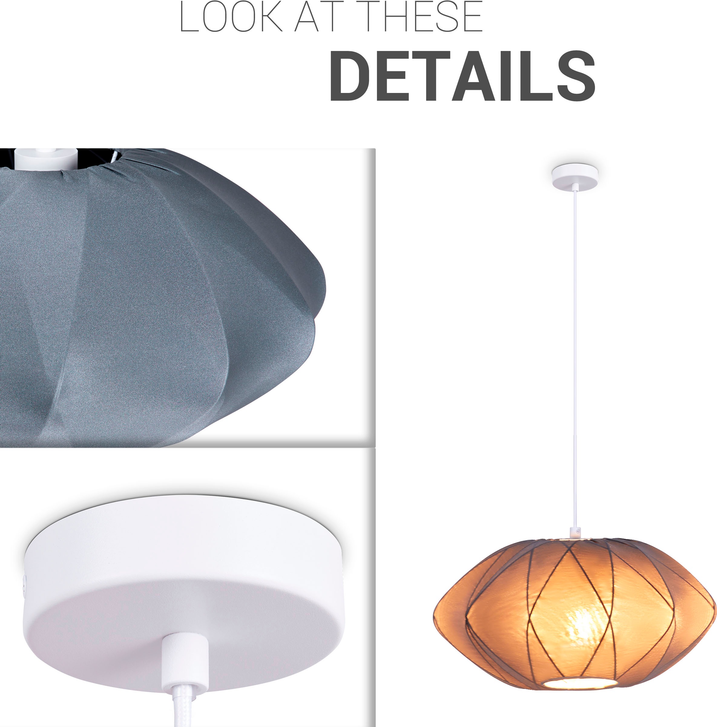 Paco Home Pendelleuchte »HUGO PD1«, 1 flammig, Leuchtmittel E27 | ohne Leuchtmittel