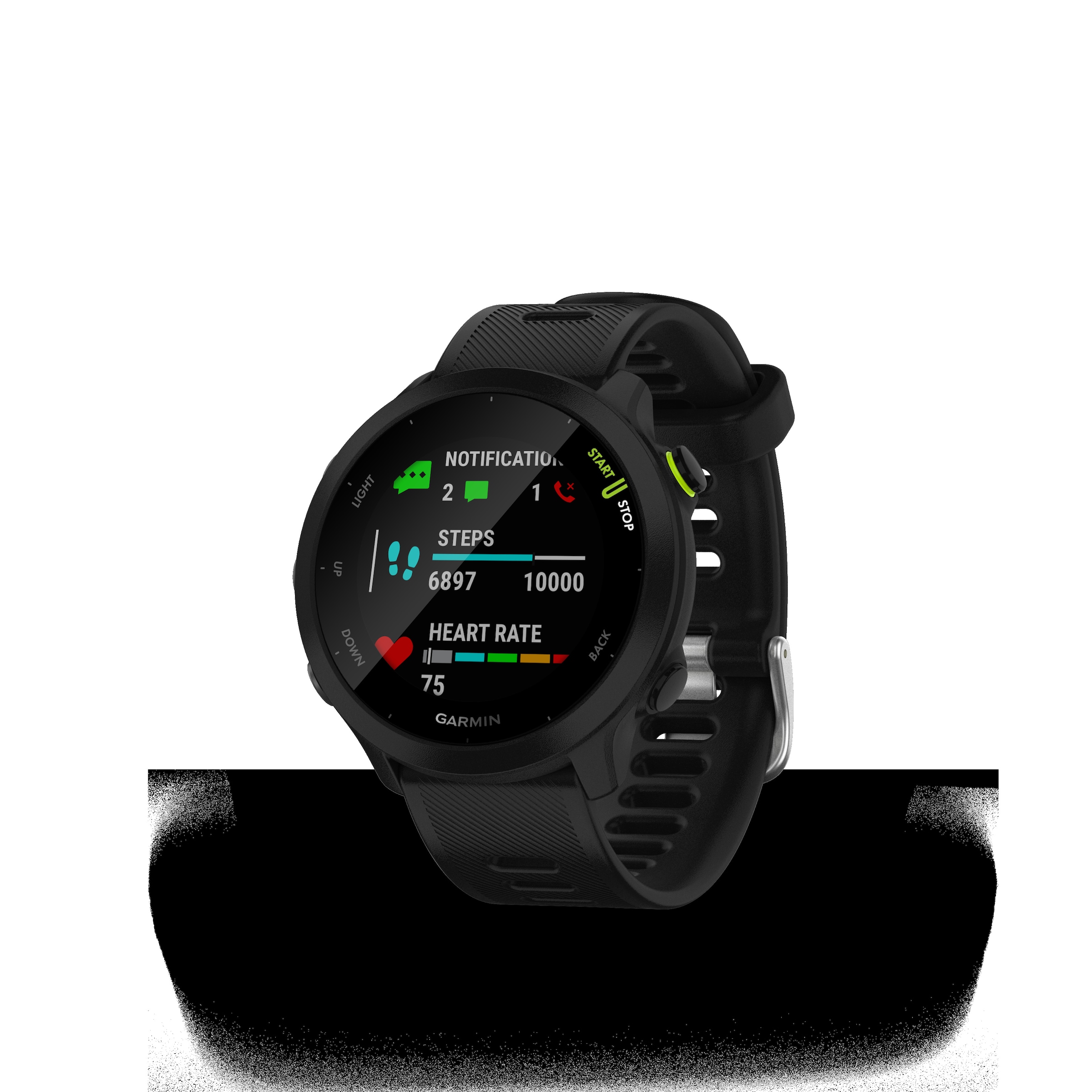 Garmin Smartwatch »FORERUNNER 55 Multisport-«, (Garmin GPS-Laufuhr)