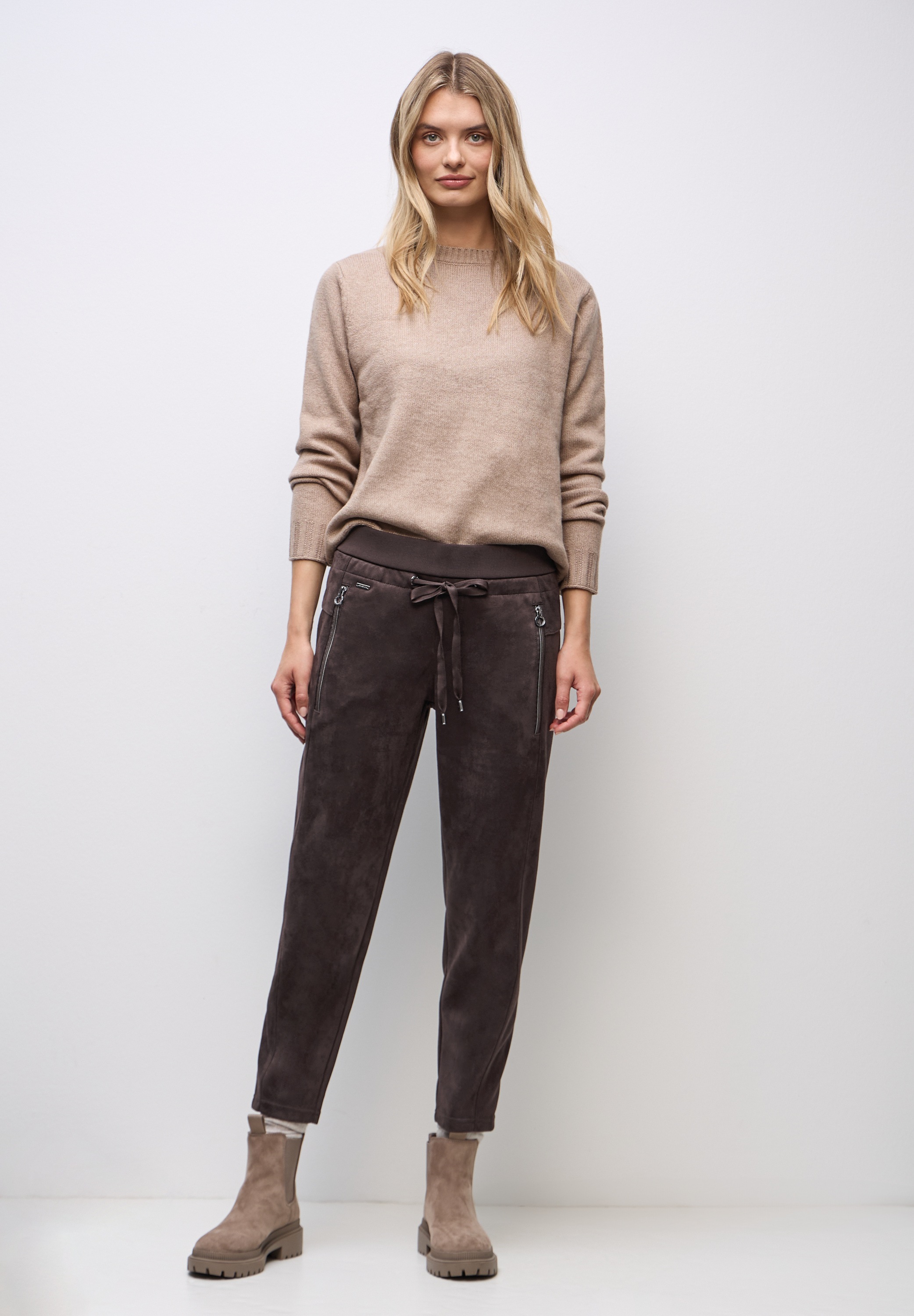 Cecil Jogger Pants  mit Zipper-Taschen